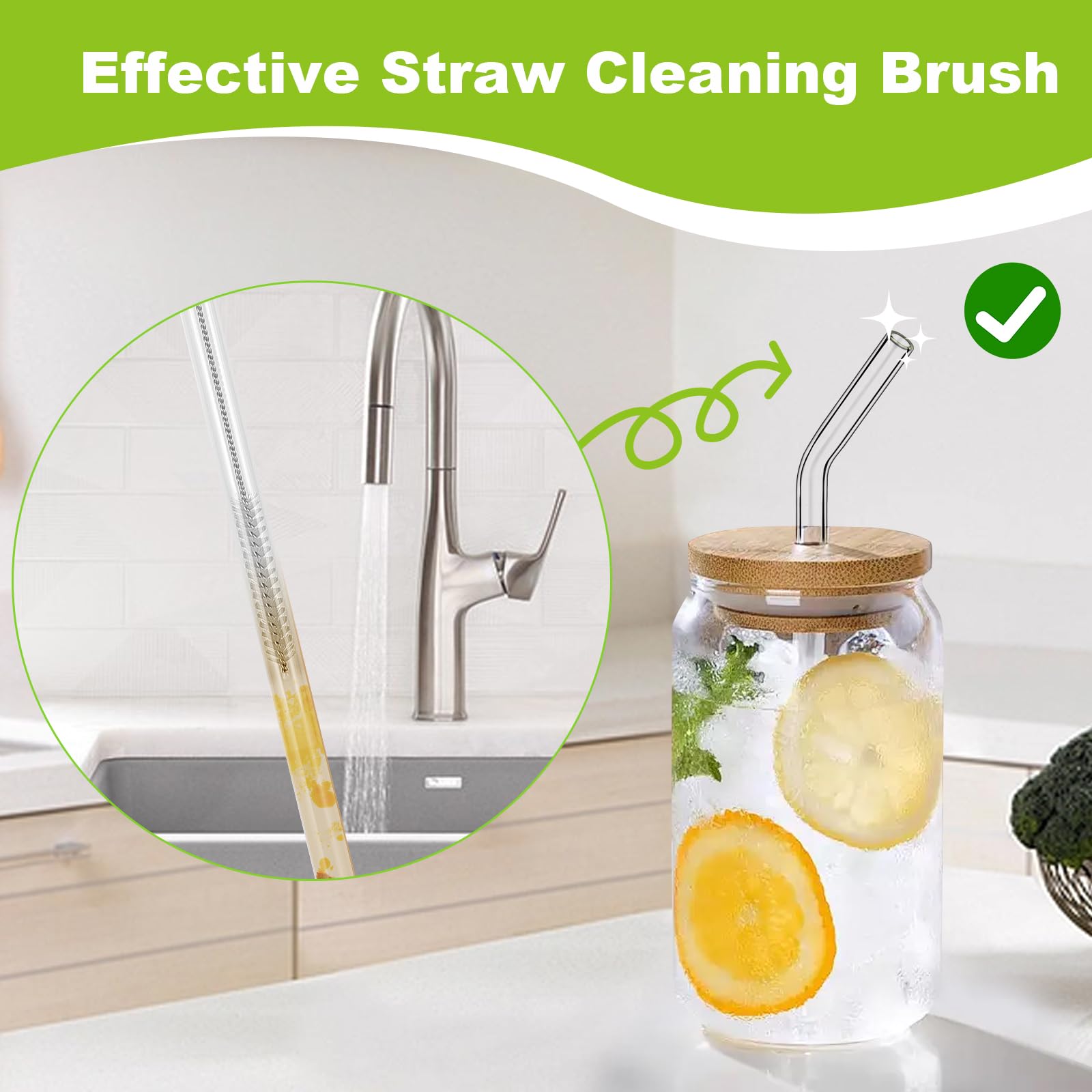 8 Pack Straw Brush Cleaner (8 Count)