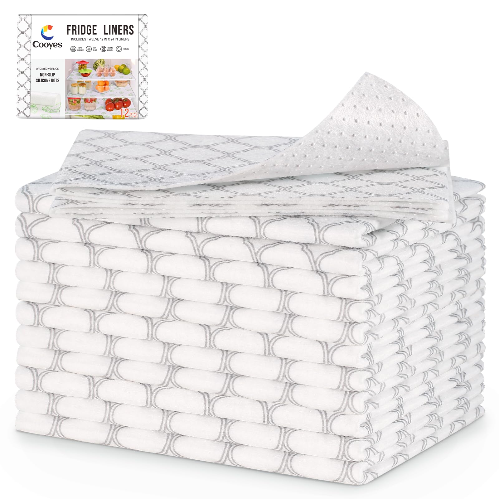 Non Slip Refrigerator Liners (36 Sq Ft)