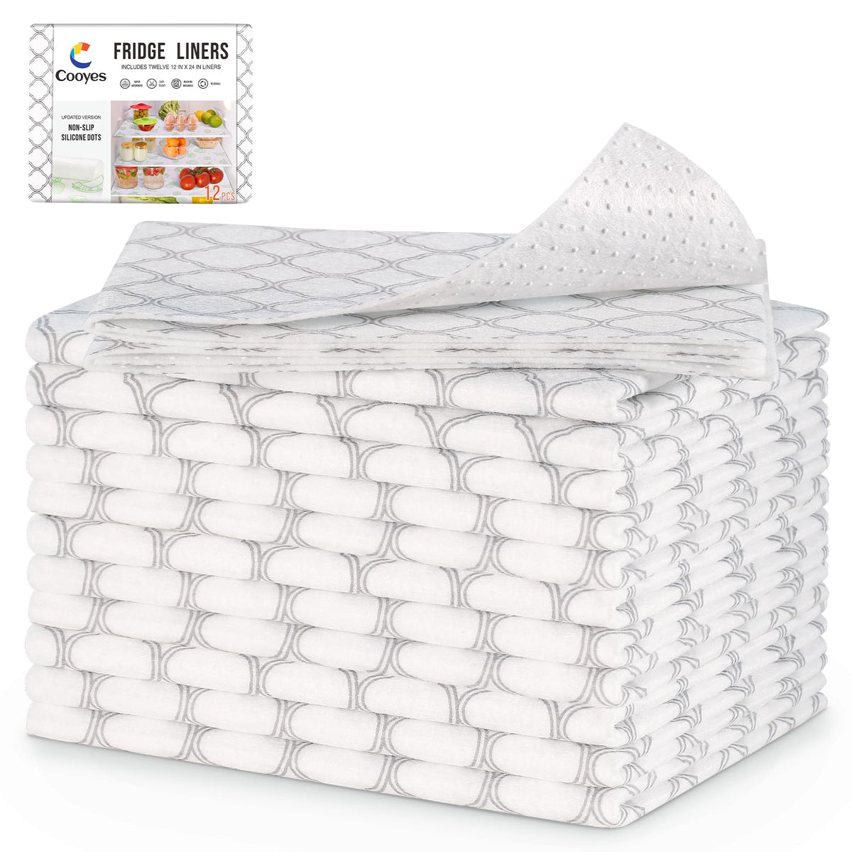 Non Slip Refrigerator Liners (36 Sq Ft)