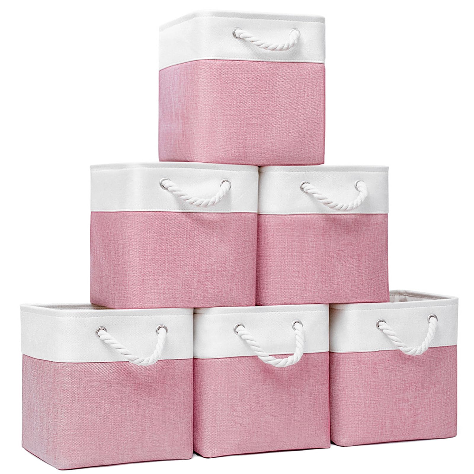 Cube Storage Bins (6 Count)