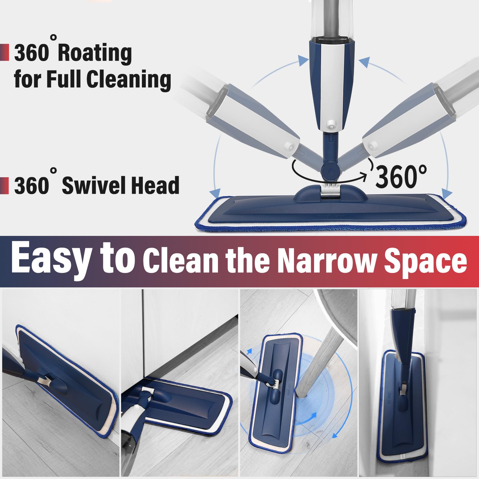 Spray Mop for Floor Cleaning