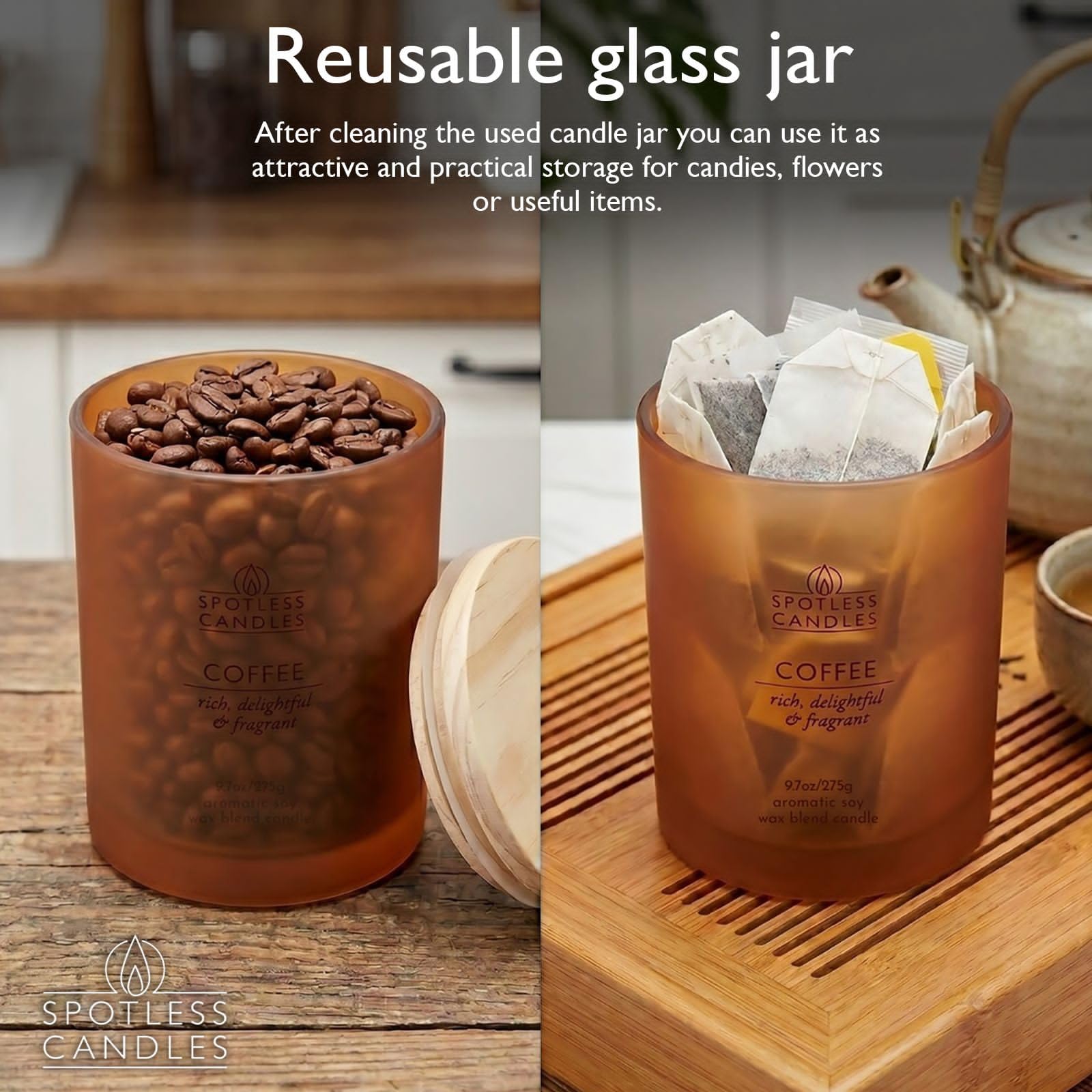 Coffee Candle; 9.7oz (9.7 Ounce)