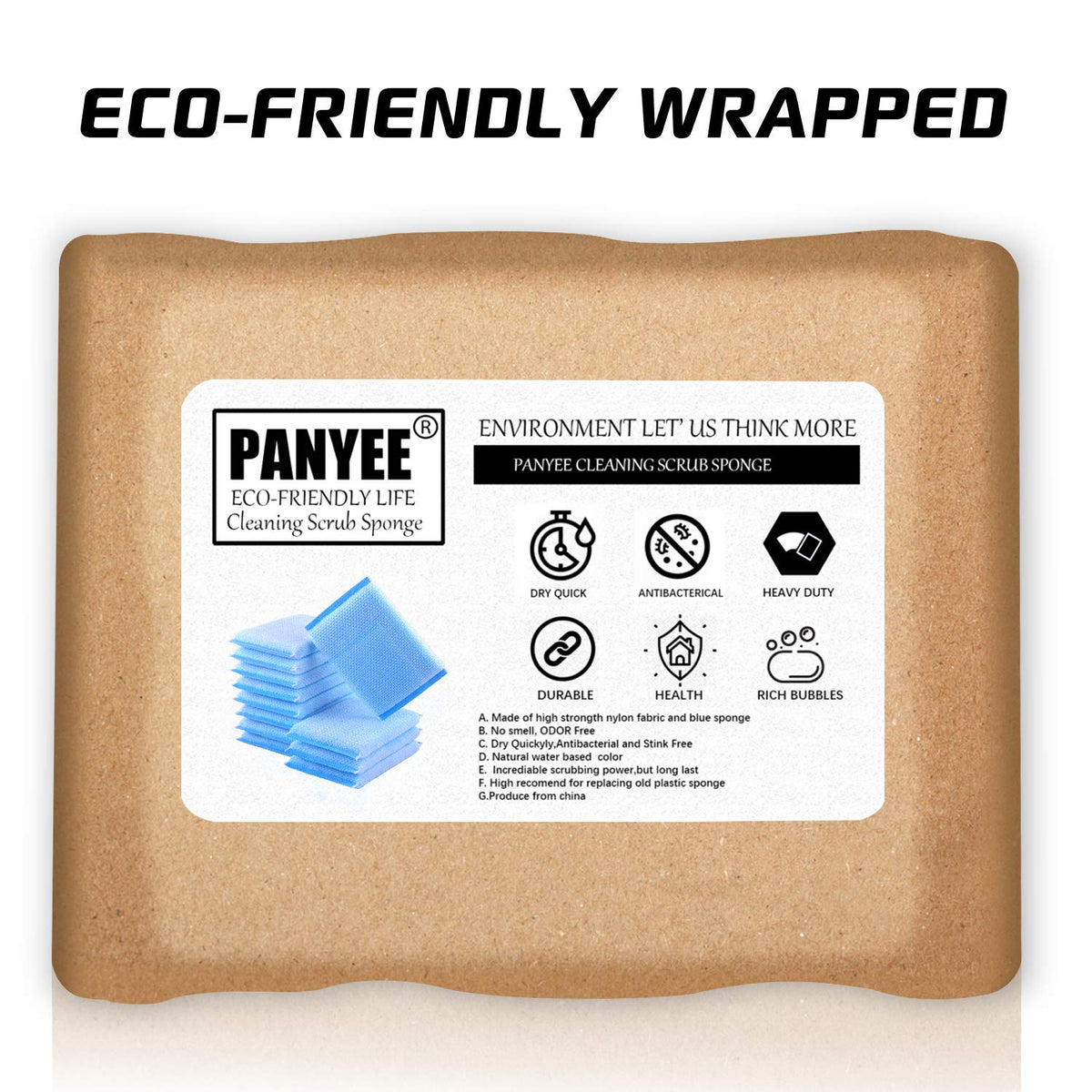 Nylon Cleaning Scrub Pad 12 Pack (12 Count)