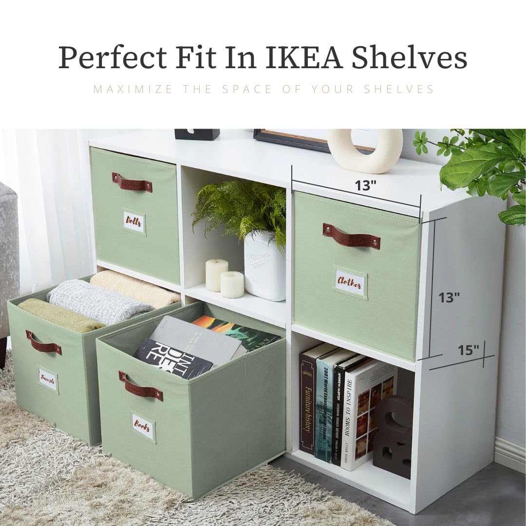 Storage Bins Storage Baskets for Shelves (4 Count)