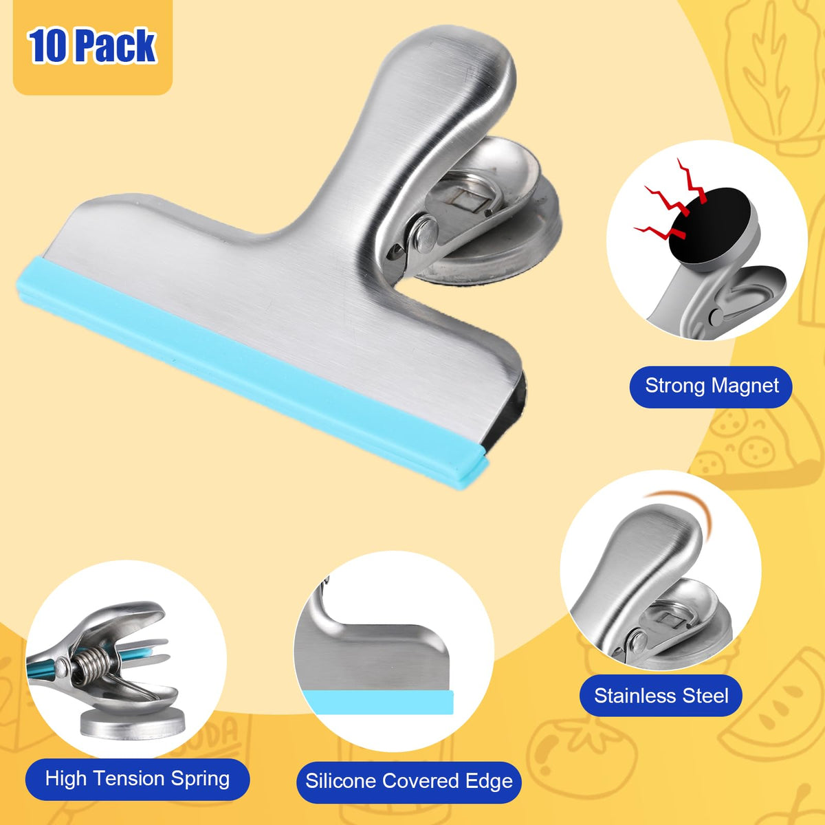 Magnetic Chip Clips (12 Count)