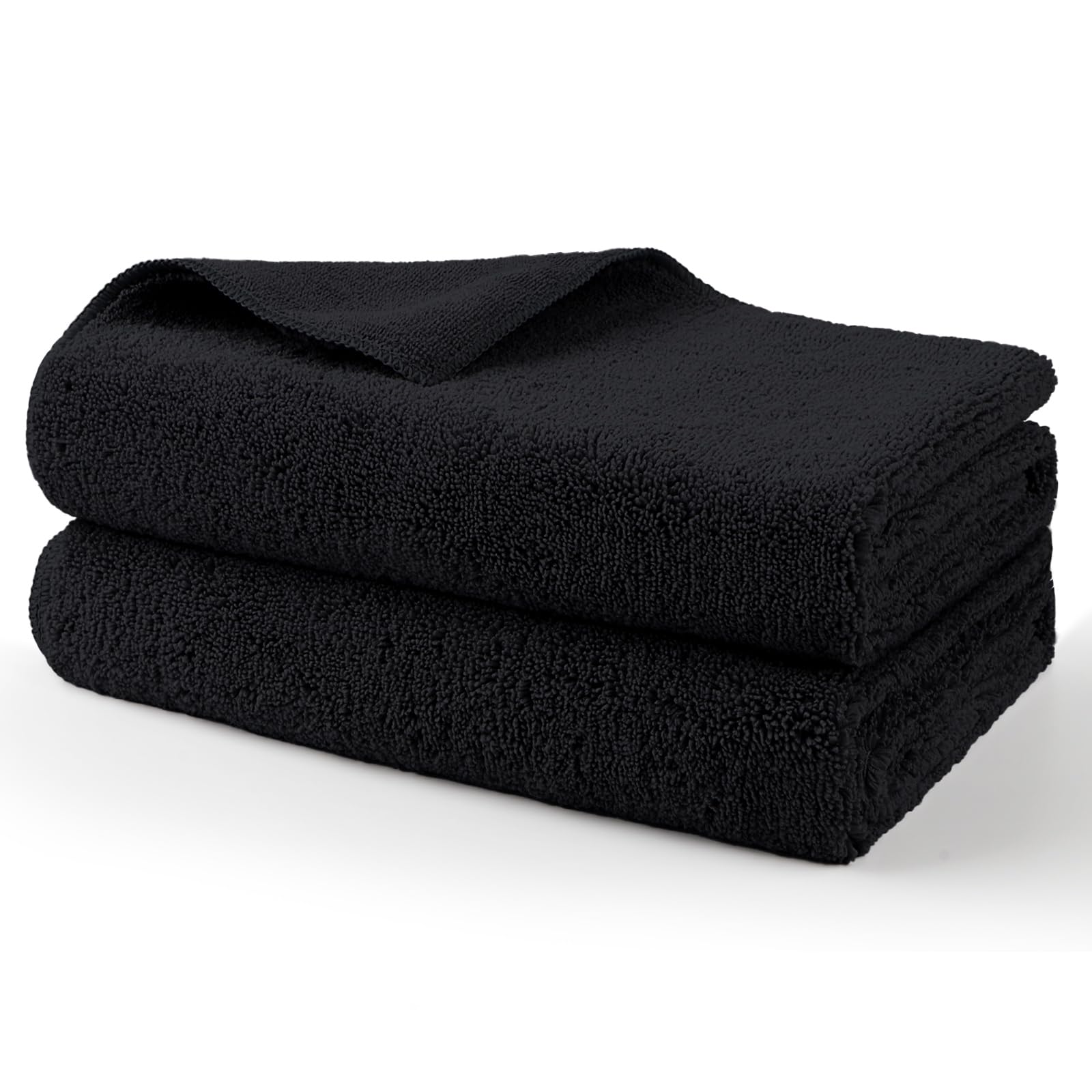 Professional Large Microfiber Car Drying Towels 2 Pack (2 Count)