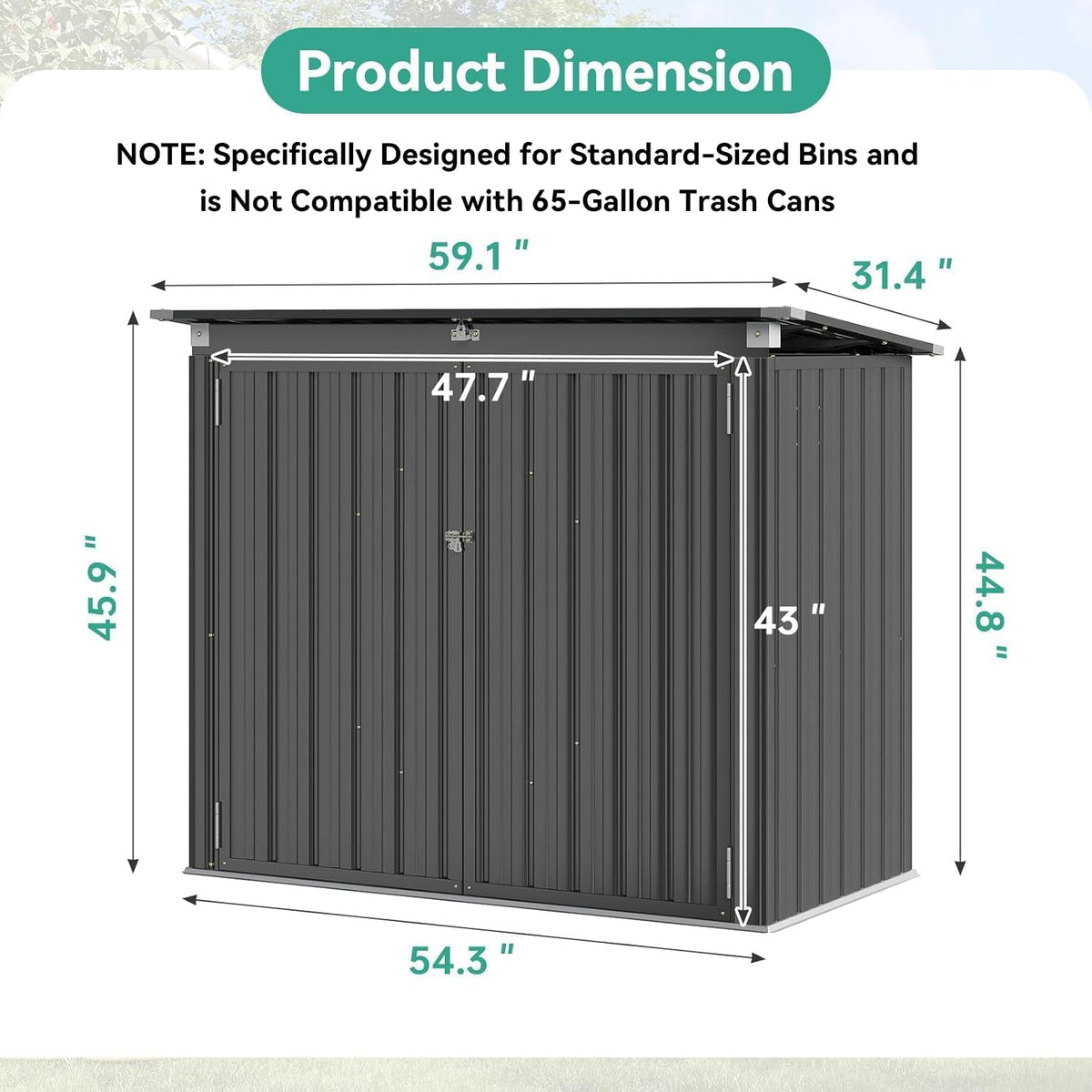 Premium Outdoor Storage Shed