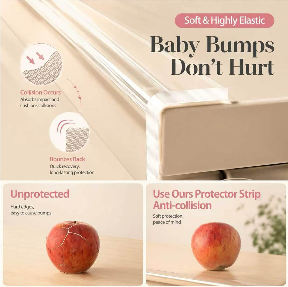 Baby Corner Proofing Edge Protector Strip (2 Count)