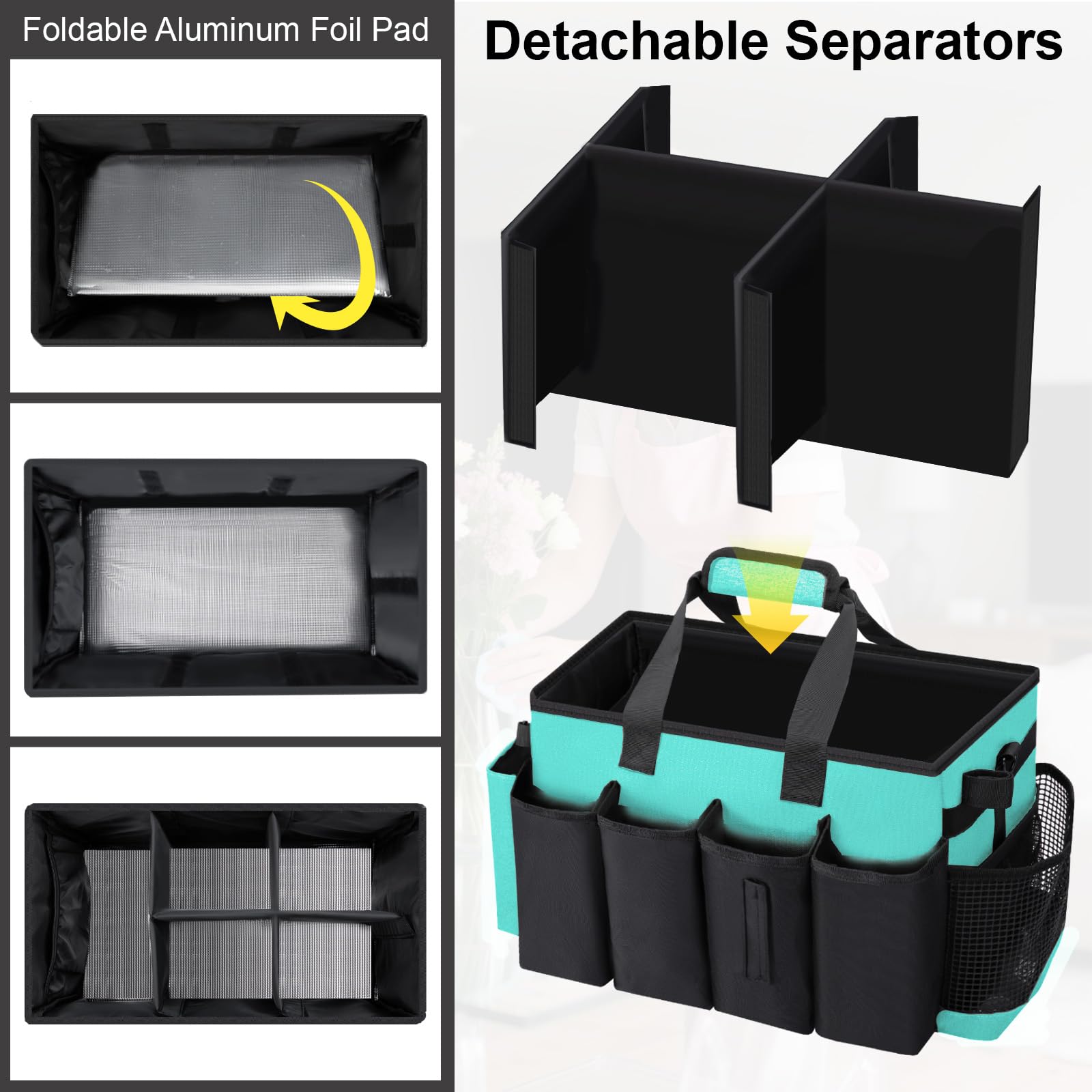 Wearable Large Cleaning Caddy Bag for Housekeepers