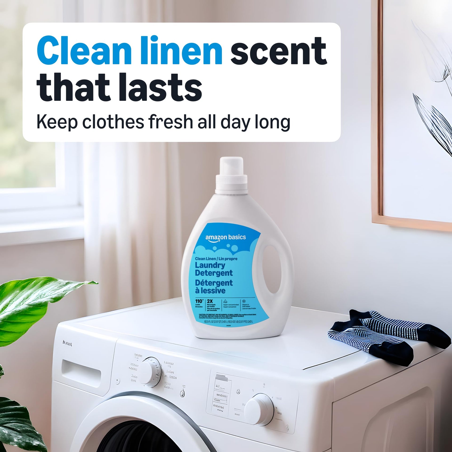 Concentrated Liquid Laundry Detergent (82.5 Fl Oz) - ModHome Supplies