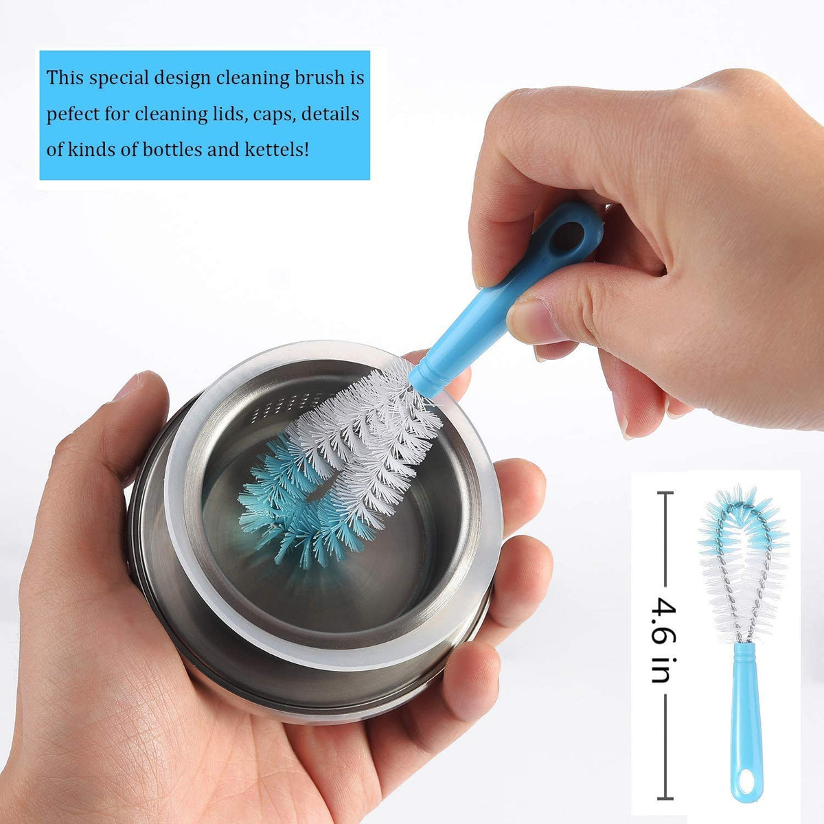8 Pack Bottle Cleaning Brush Set (8 Count)