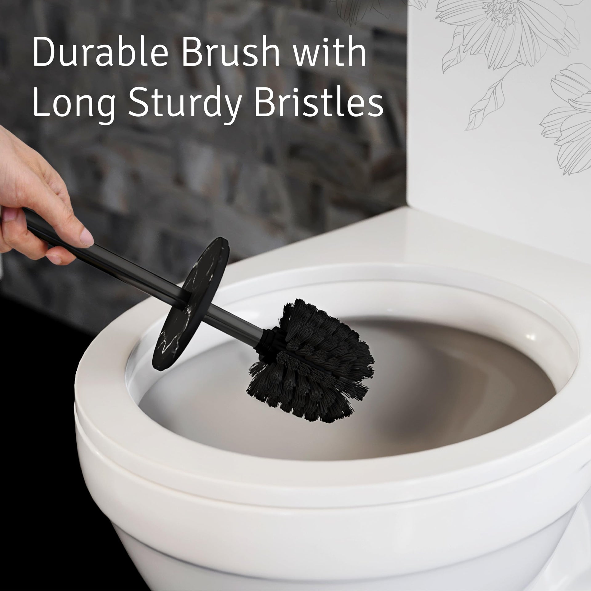 Toilet Brush and Holder Set