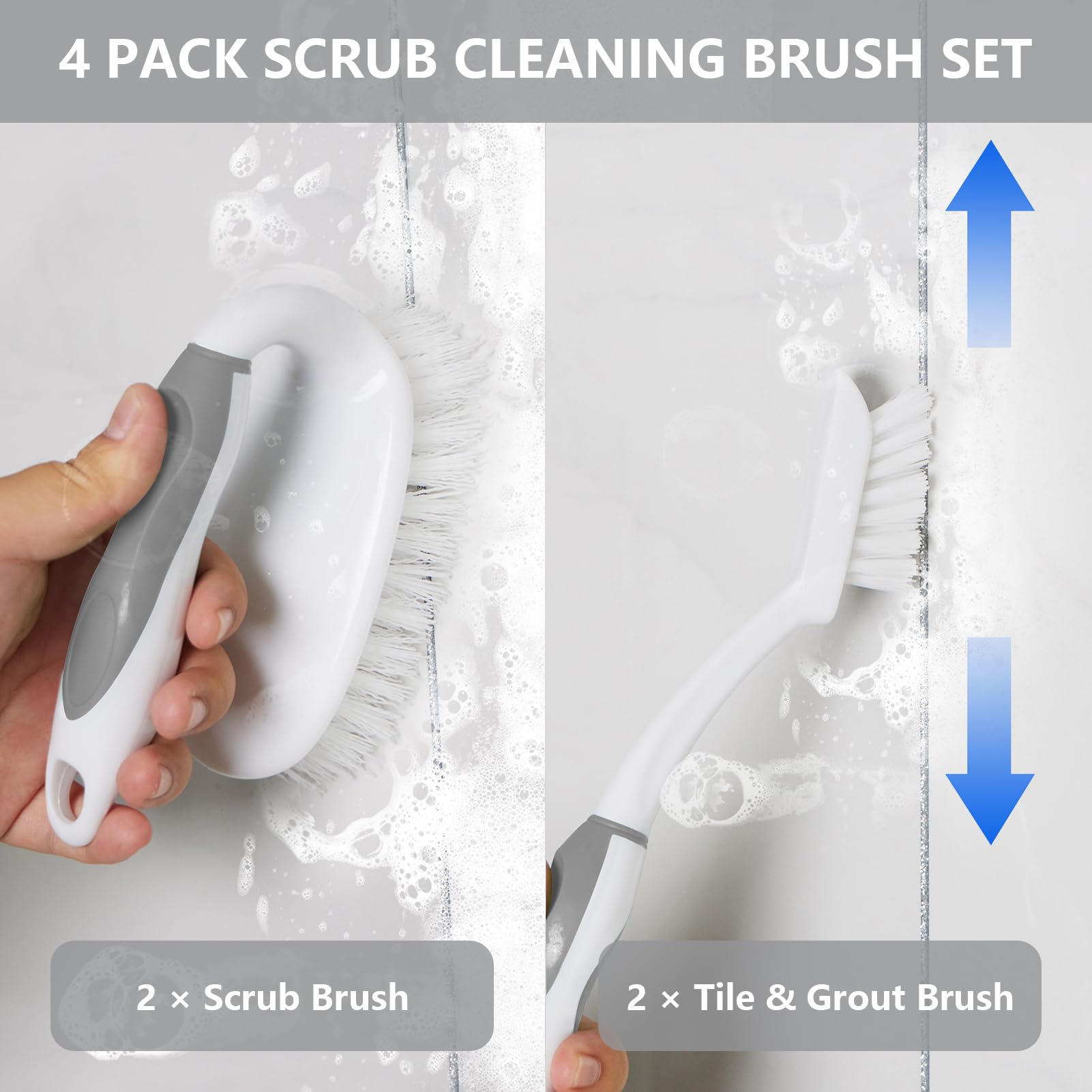 Scrub Brush Set (4 Count)