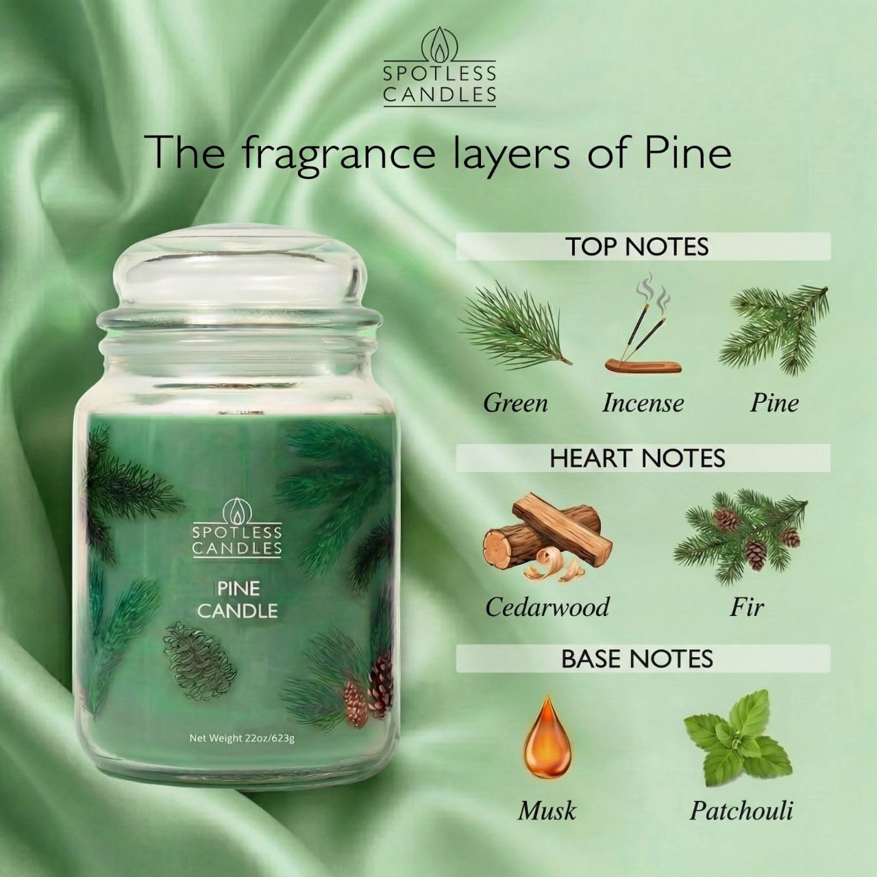 Pine Candle 22oz