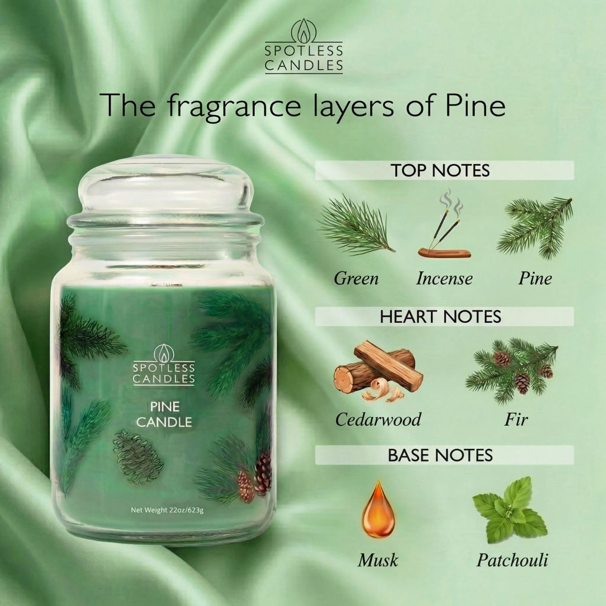Pine Candle 22oz
