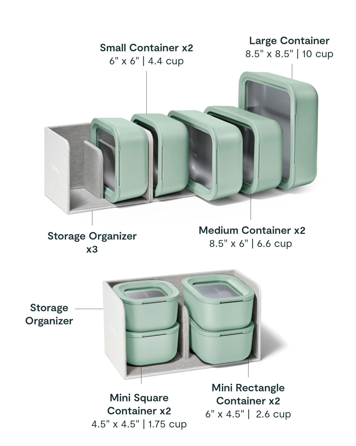 22 Piece Glass Food Storage Set (22 Count)