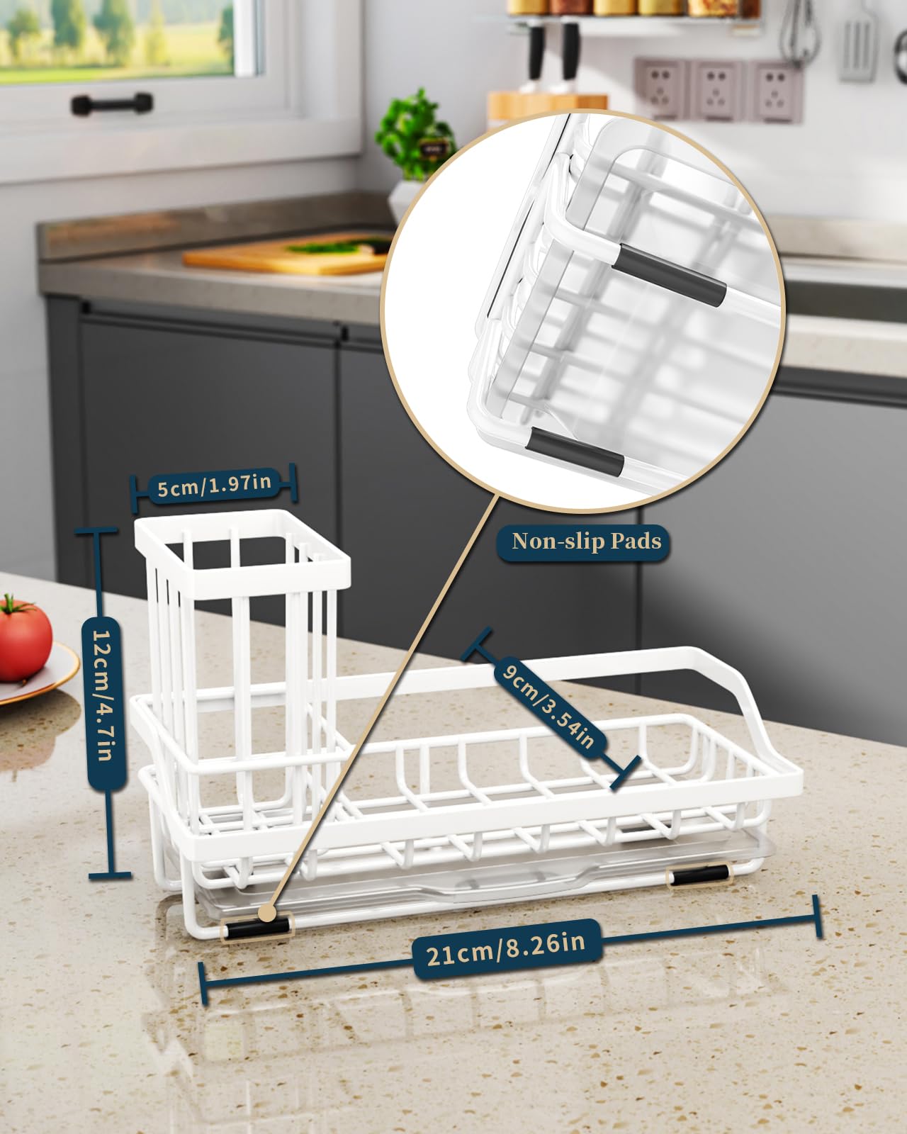 Sponge Holder for Kitchen Sink