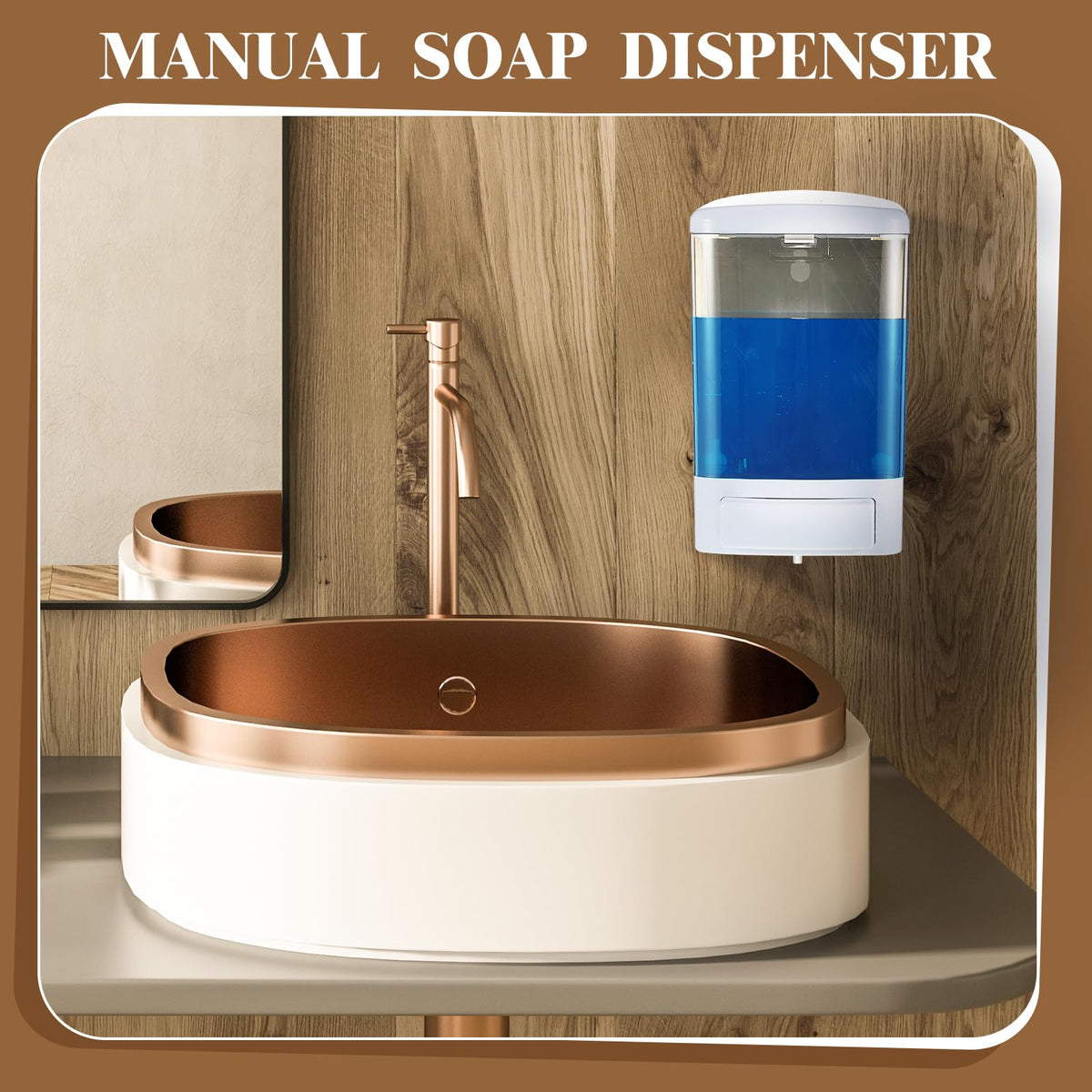 8 Pcs Wall Mounted Soap Dispenser (8 Count)