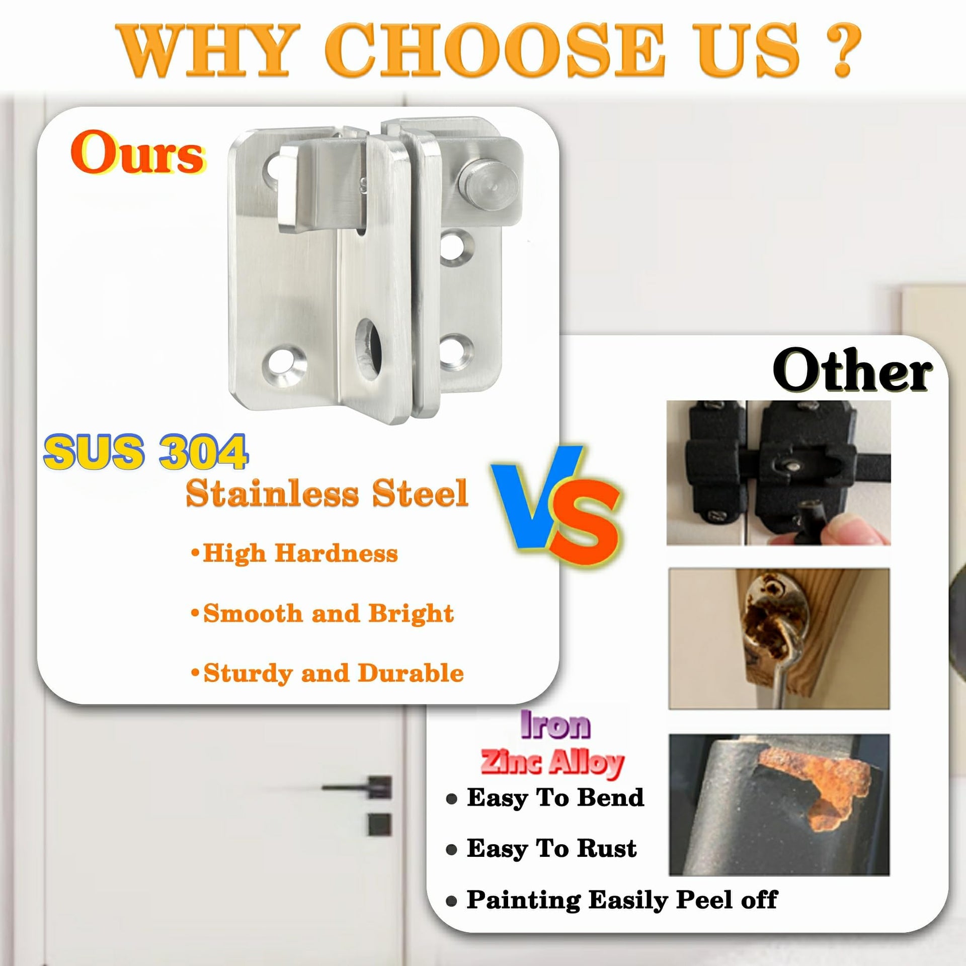 Flip Latch Gate Latch Heavy Duty Door Latch Barn Door Lock