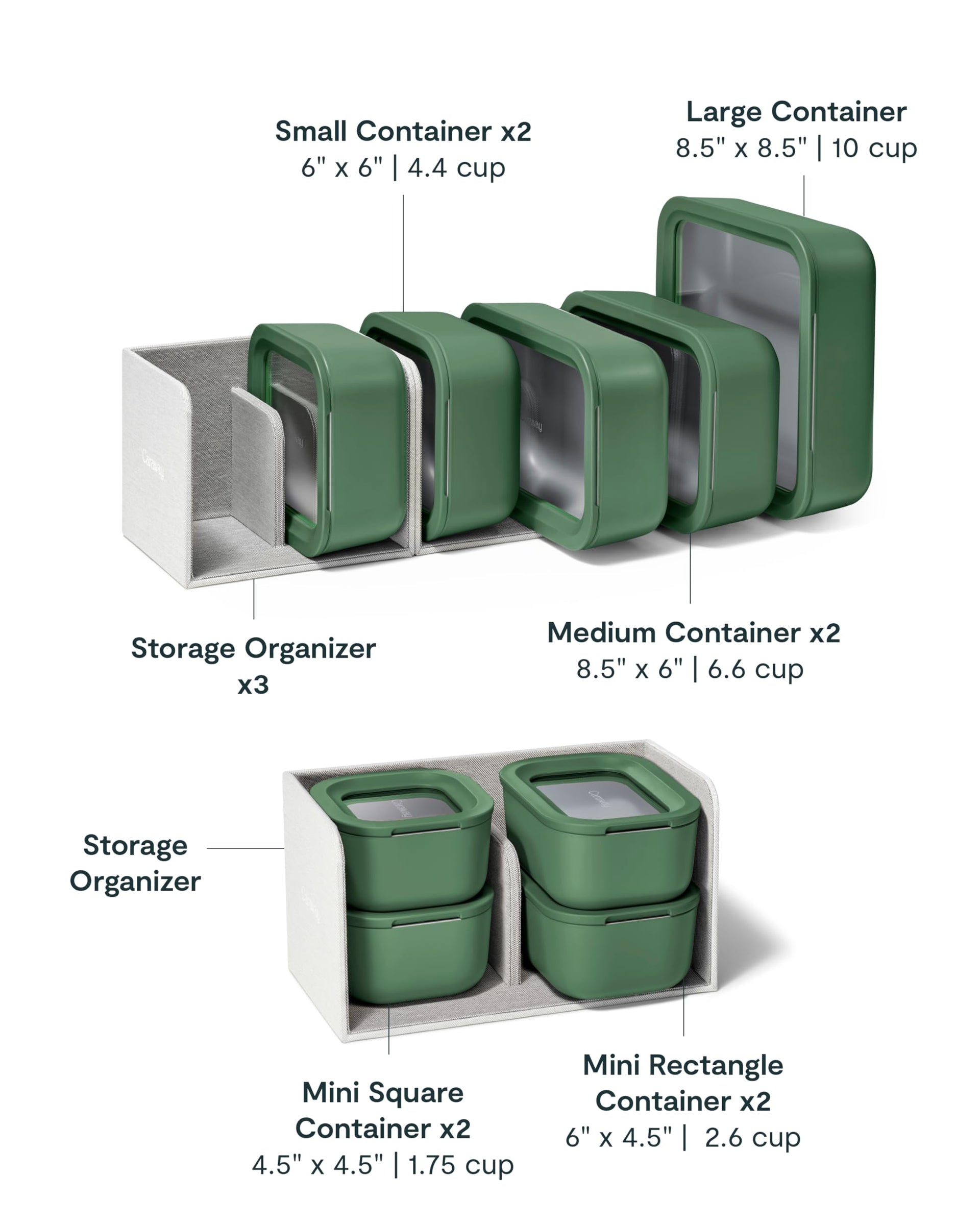 22 Piece Glass Food Storage Set (22 Count)