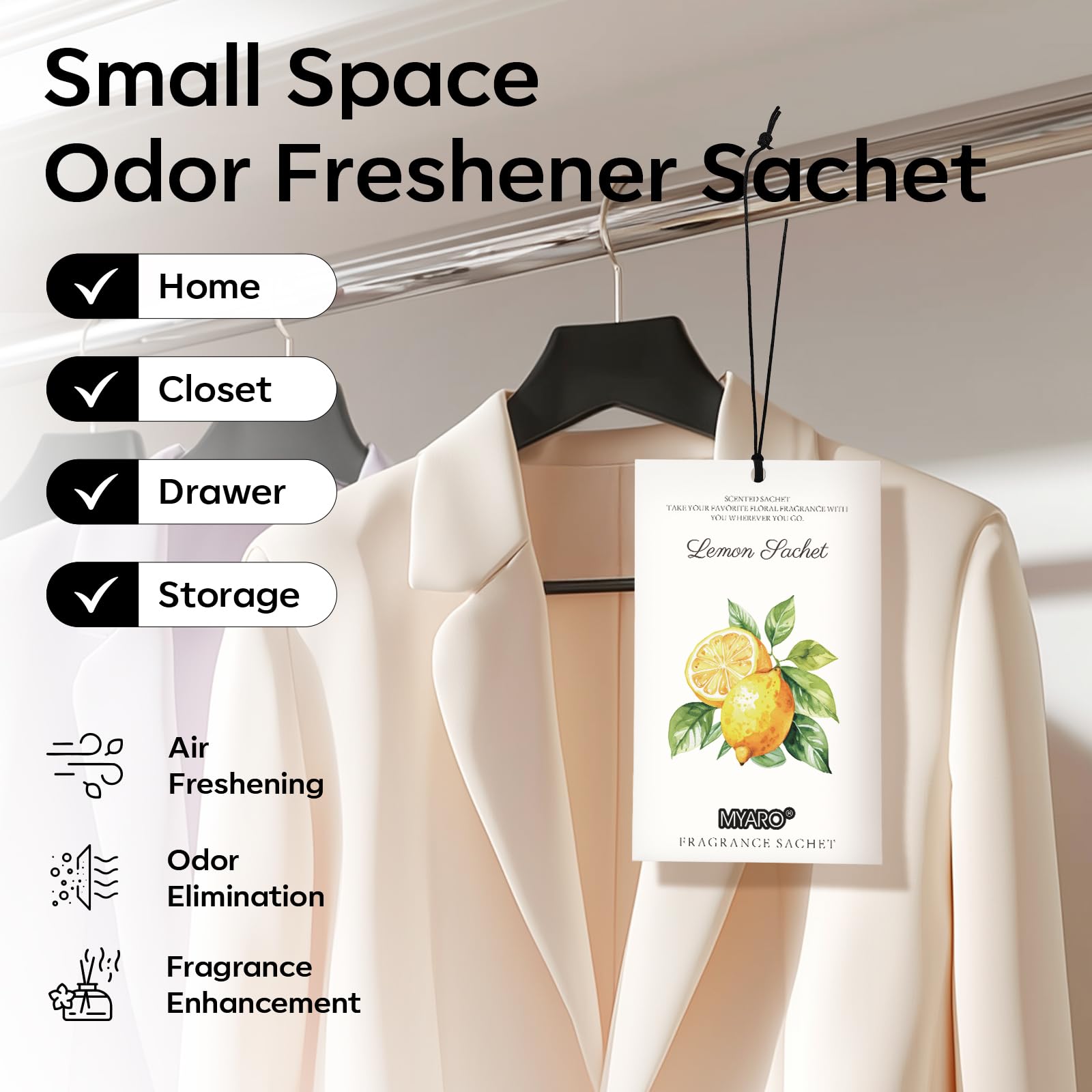 12 Pack Lemon Scented Sachets (12 Count)