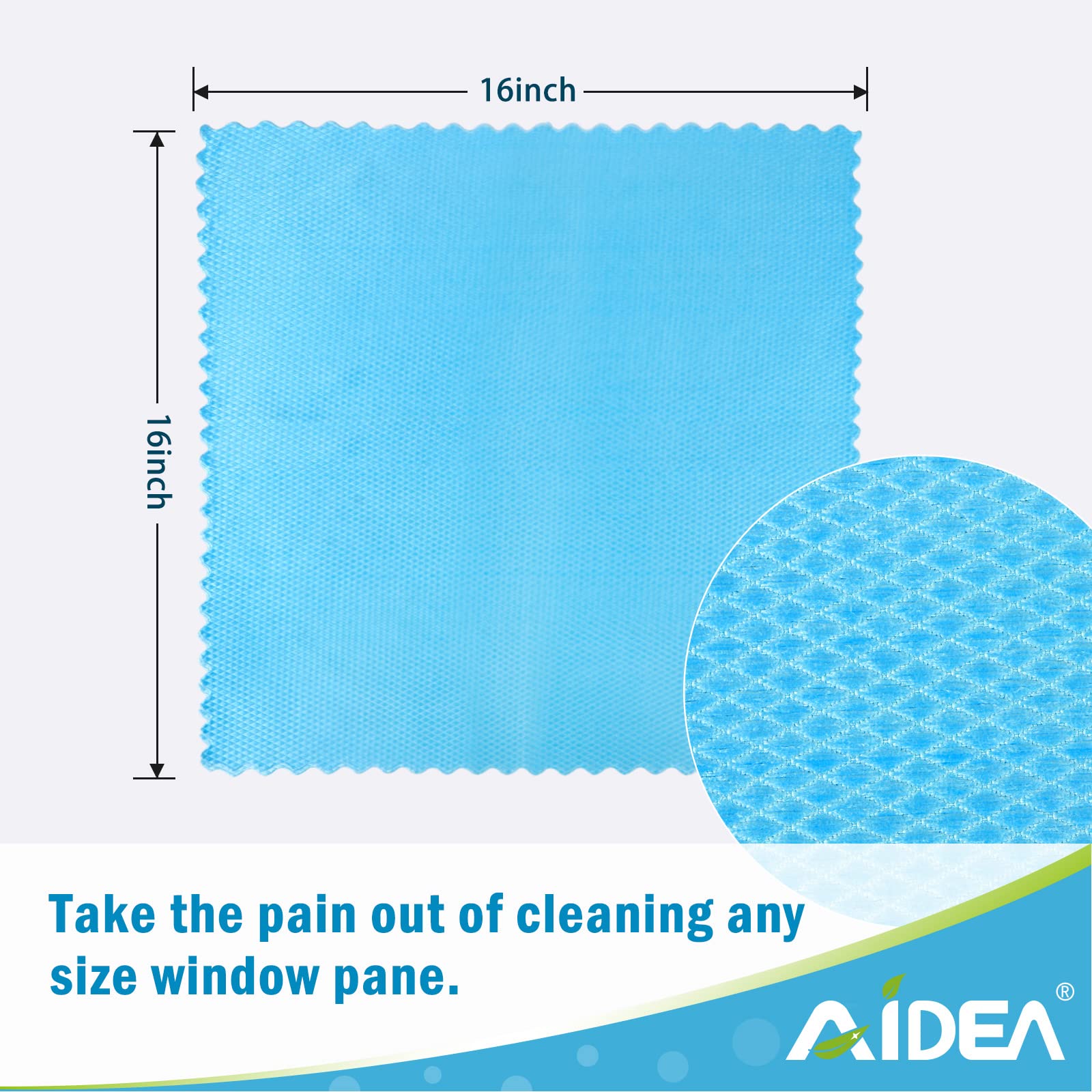 Microfiber Glass Cleaning Cloths (8 Count)