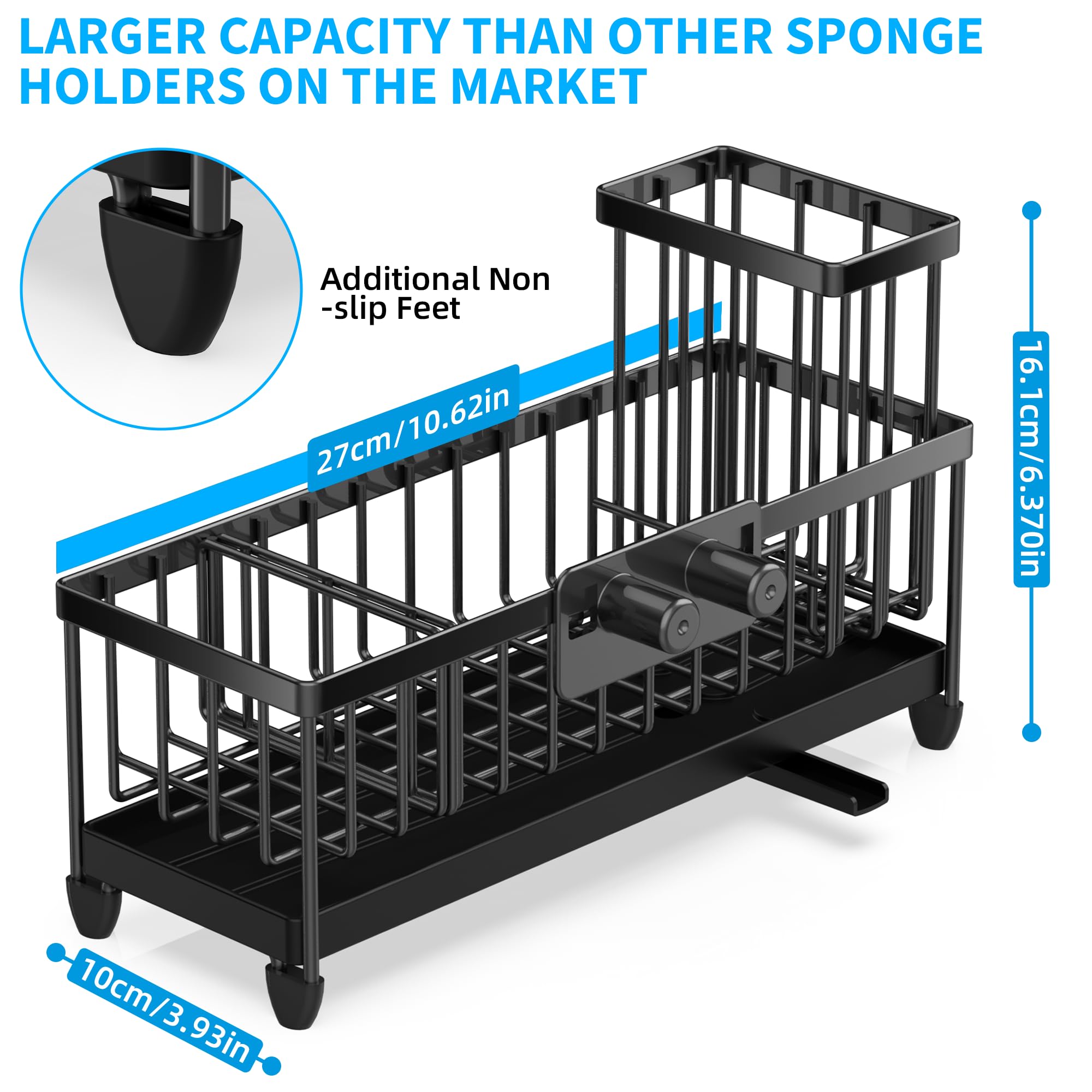 Larger Version Sponge Holder for Kitchen Sink