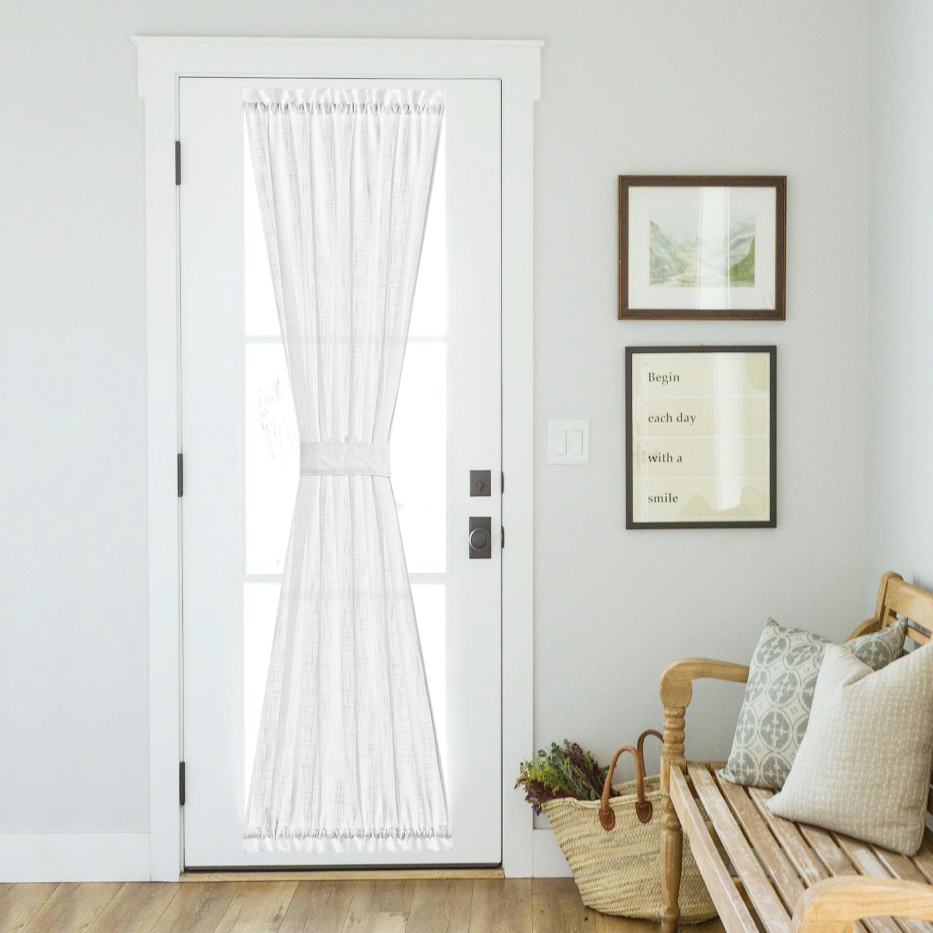 Sheer Door Curtains for Doorway