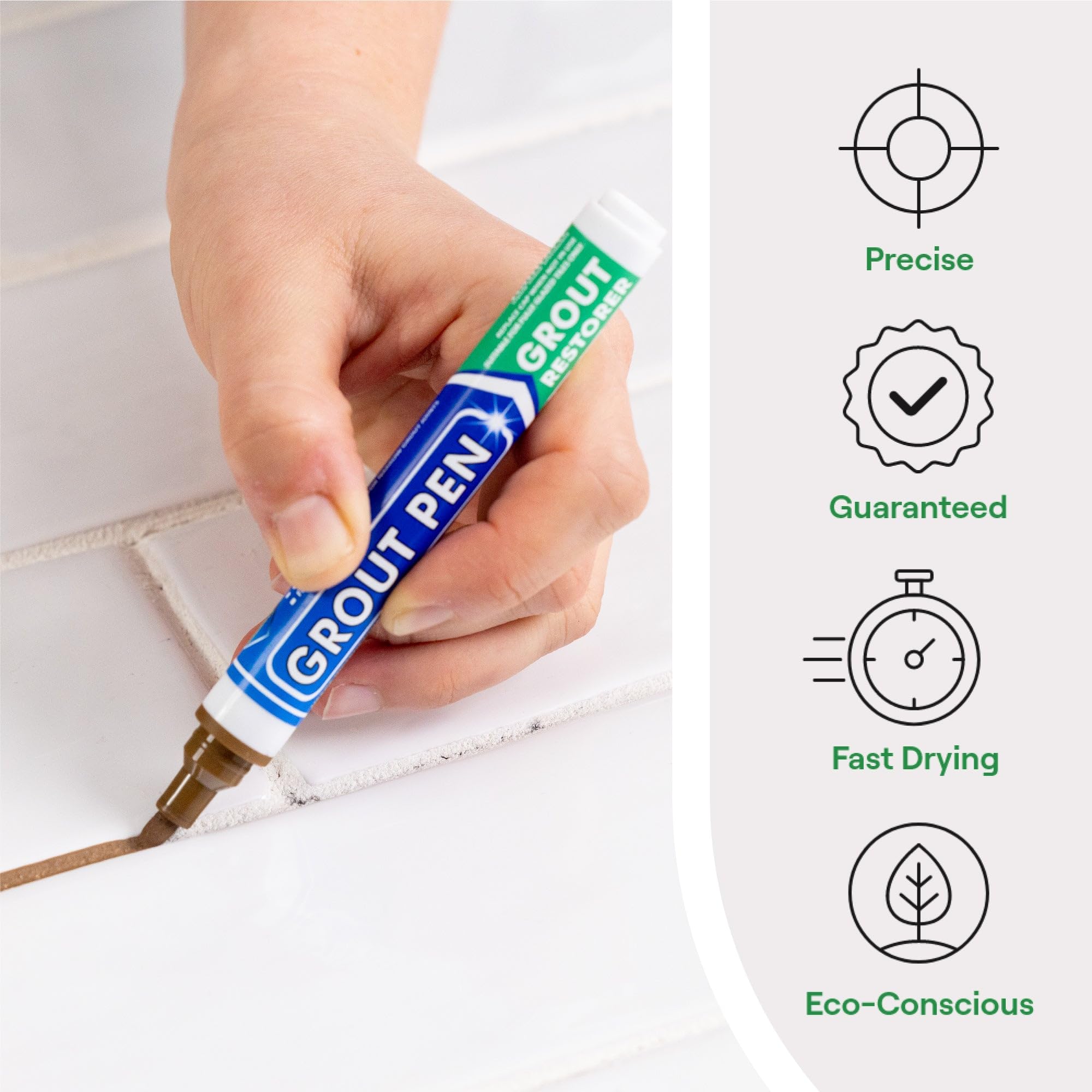 Grout Pen Brown Tile Grout Paint Marker (2 Count)