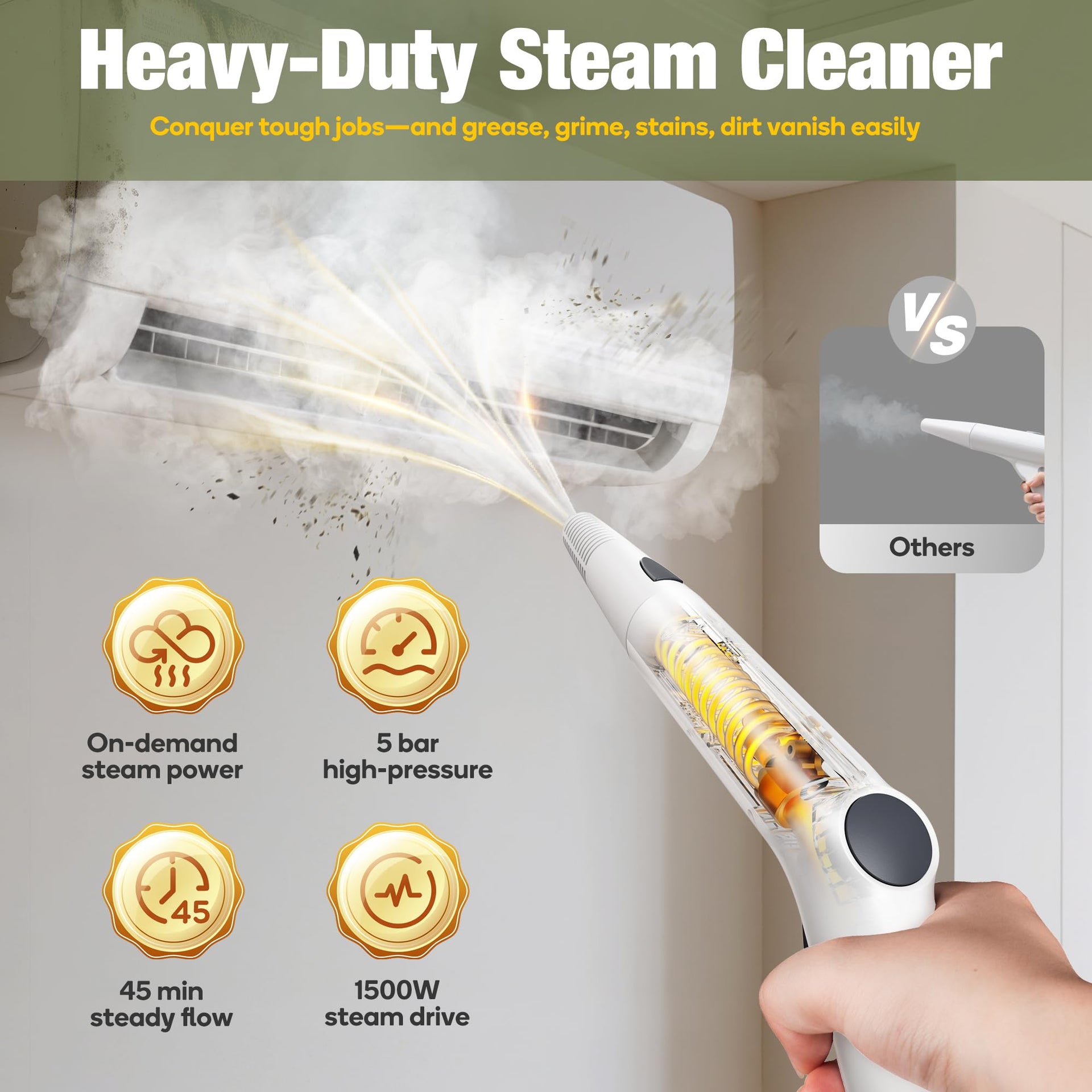 Heavy Duty Steam Cleaner