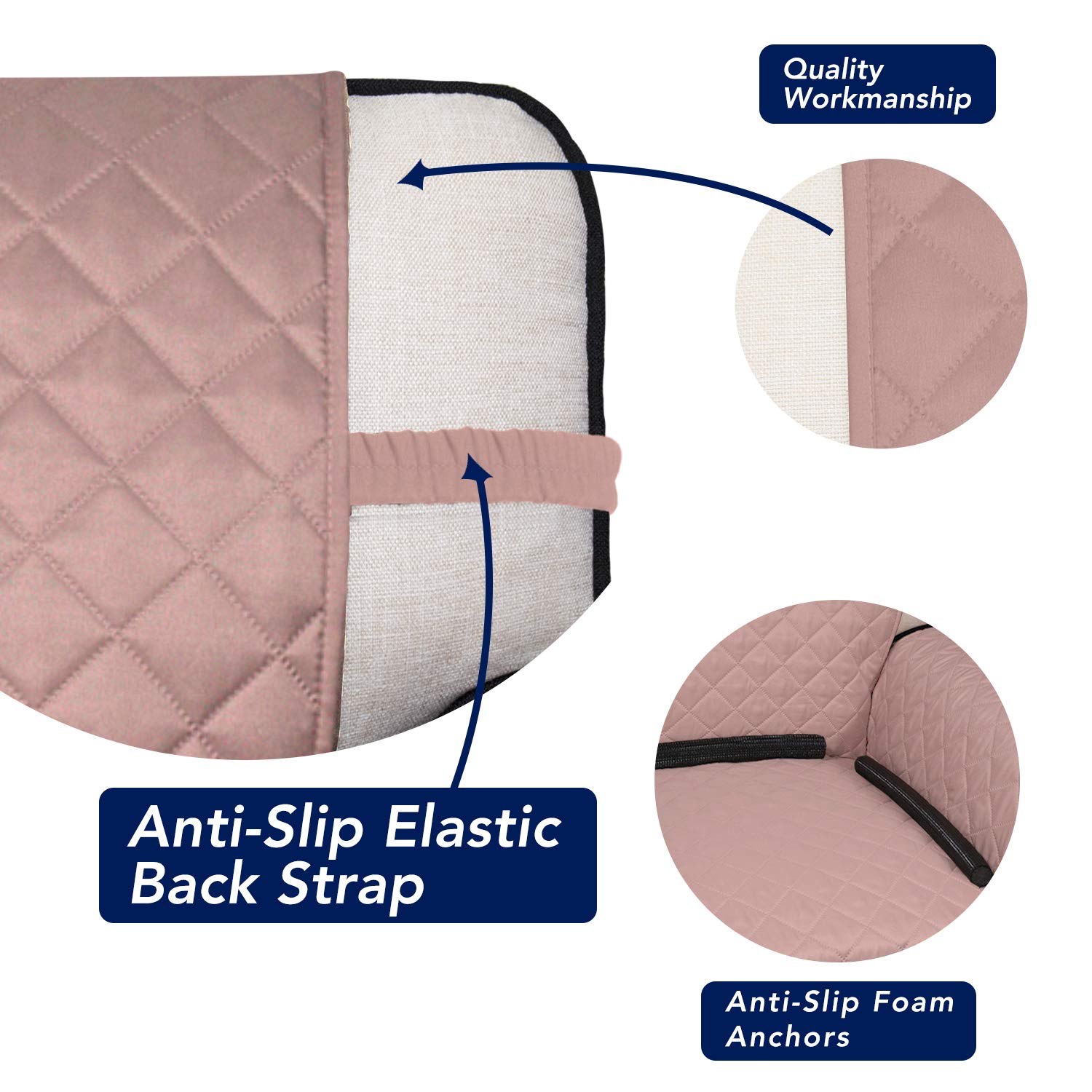 Reversible Quilted Sofa Cover Dog Couch Covers for Sofa
