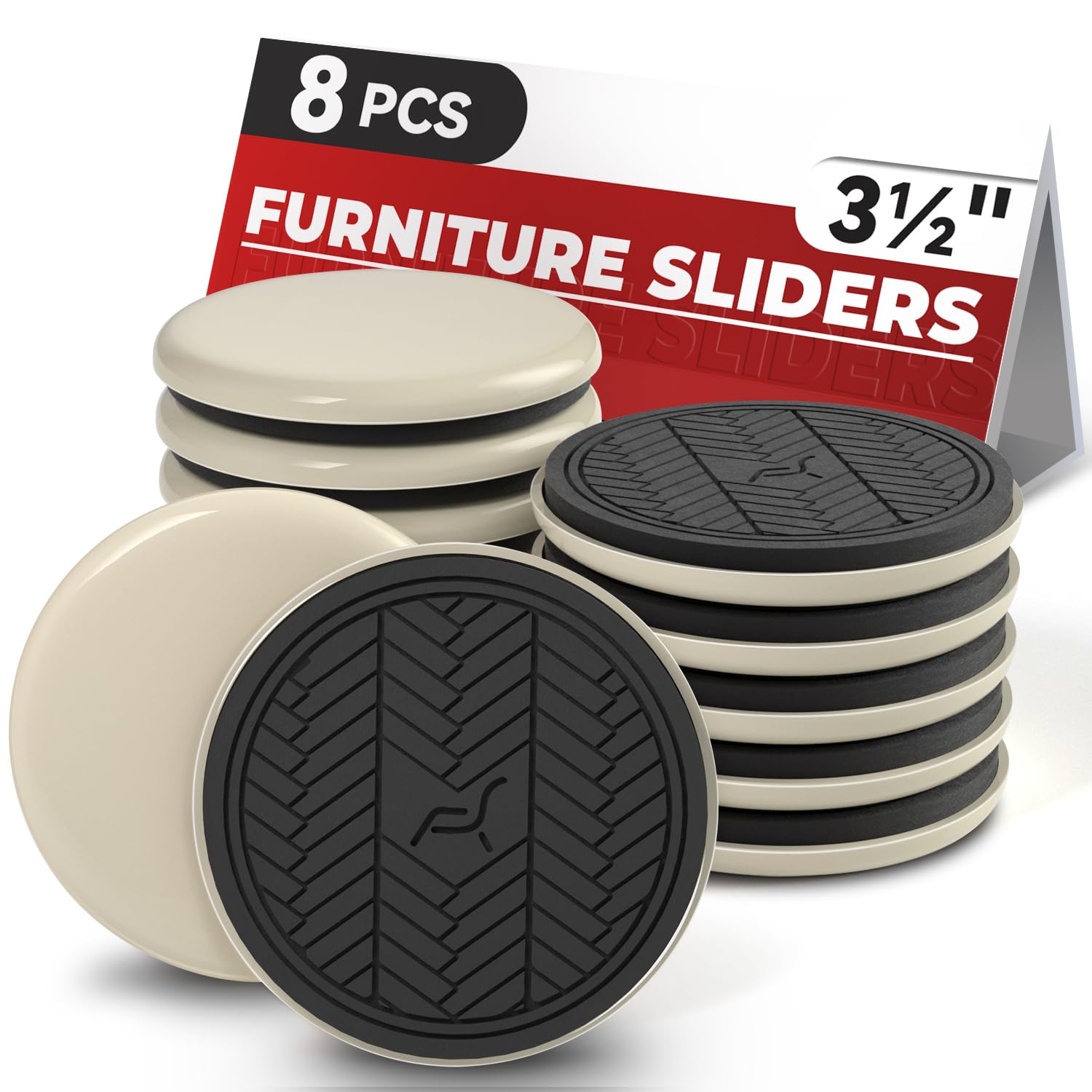 Furniture Sliders for Carpet (8 Count)