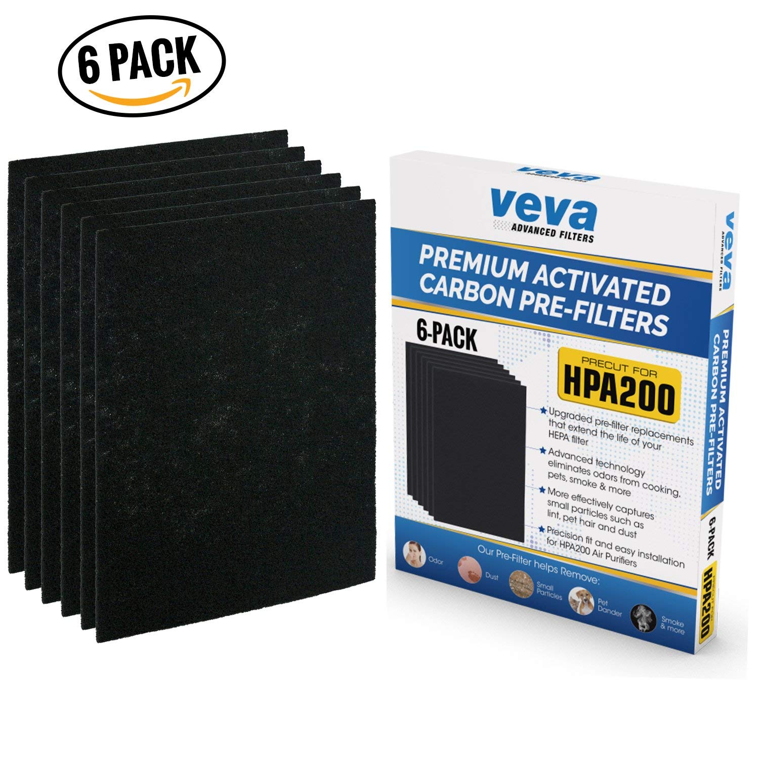 Air Purifier Filter Replacements (6 Count)