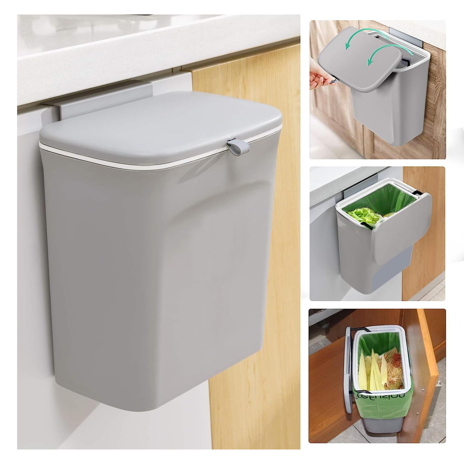 2.6 Gallon Compostable Trash Bags (100 Count)