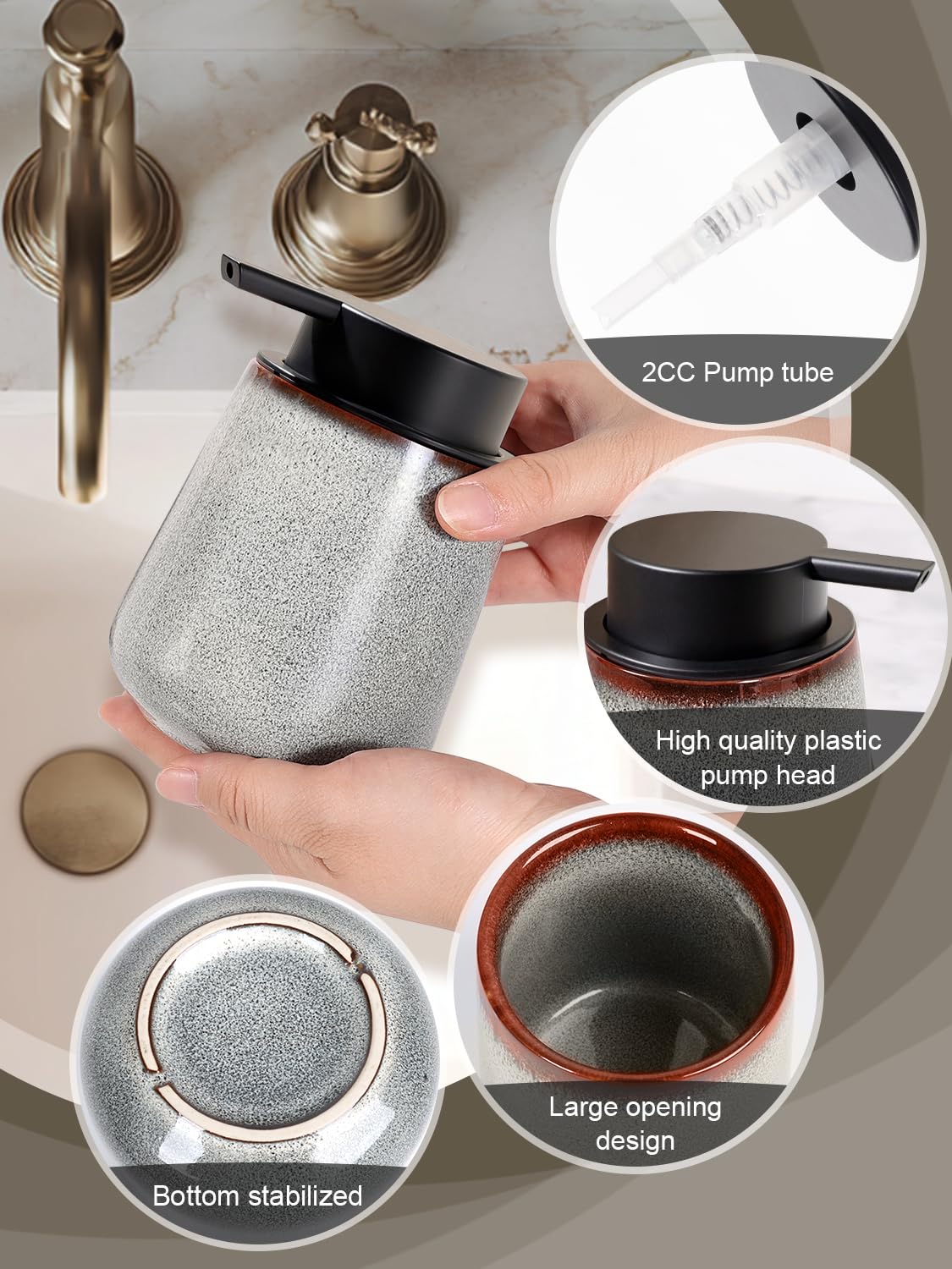 Ceramic Lotion Dispenser