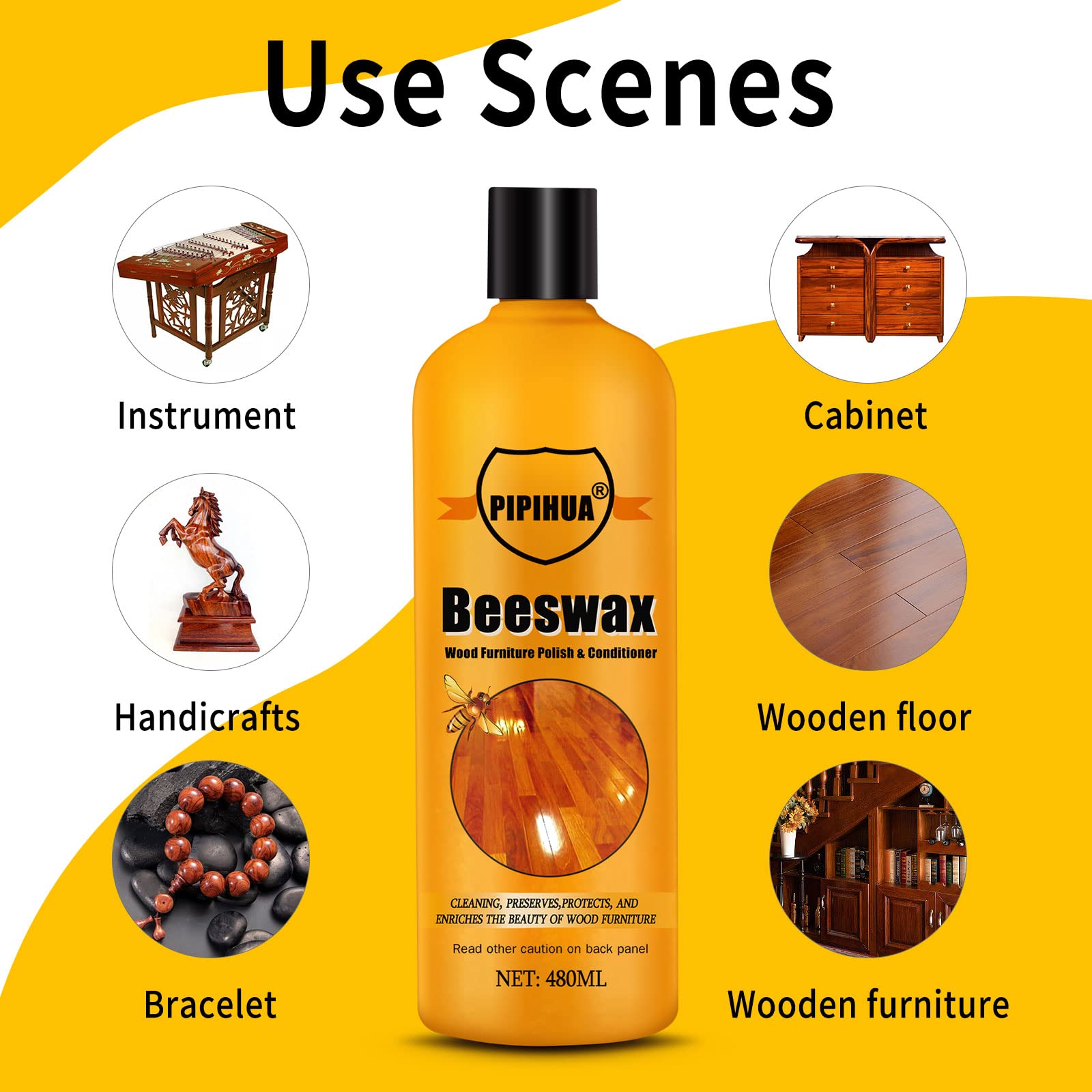 Beeswax Polish and Conditioner for Wood Furniture