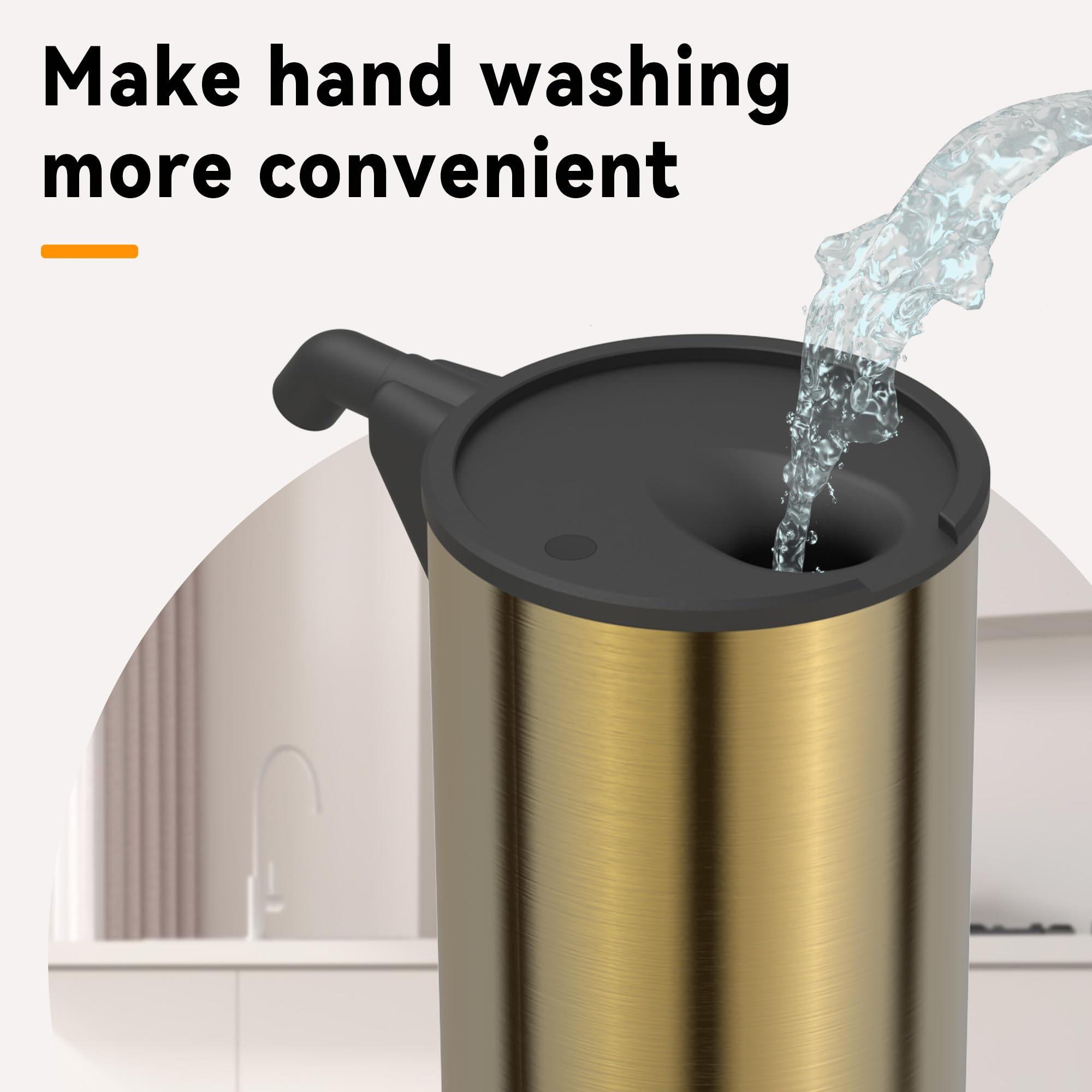 Stainless Steel Touchless Automatic Soap Dispenser 12 oz