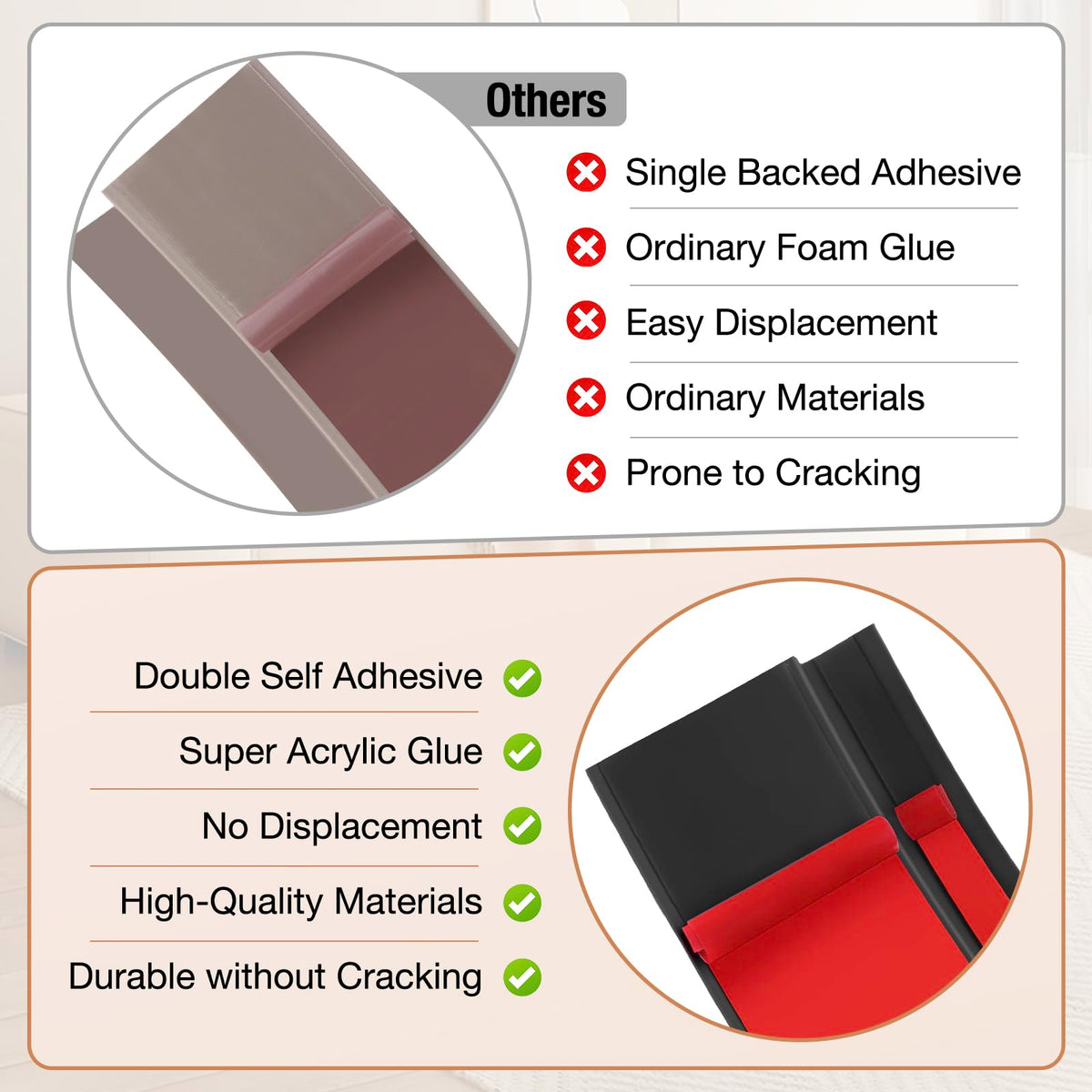 Floor Transition Strip Self Adhesive Vinyl Door Threshold Strip