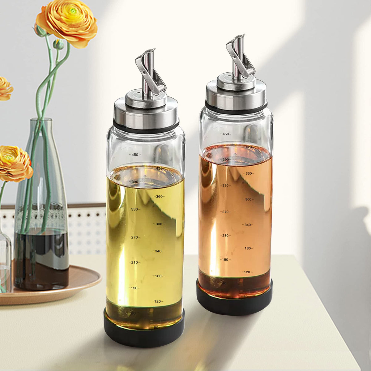 Glass Olive Oil Dispenser Bottle
