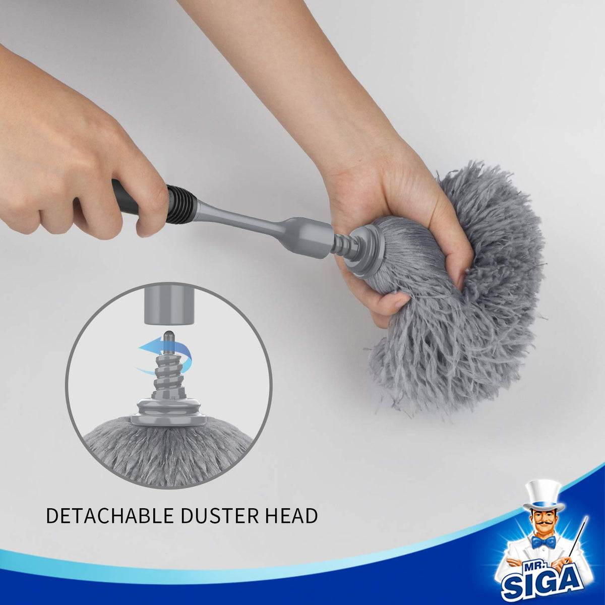 Microfiber Delicate Duster with Non Slip Handle