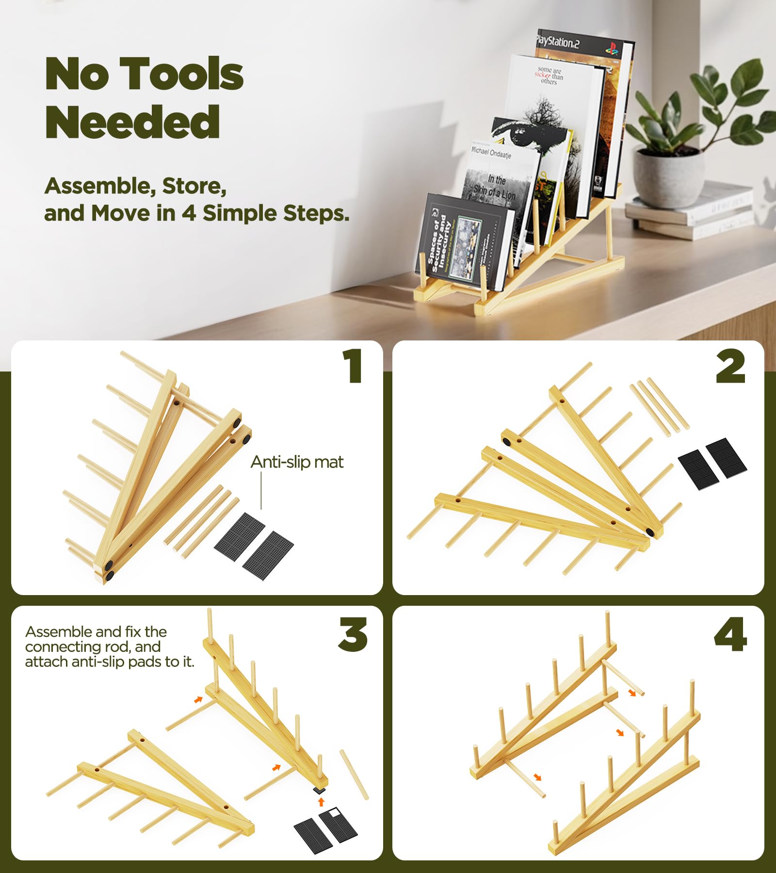 Bamboo Dish Drying Rack