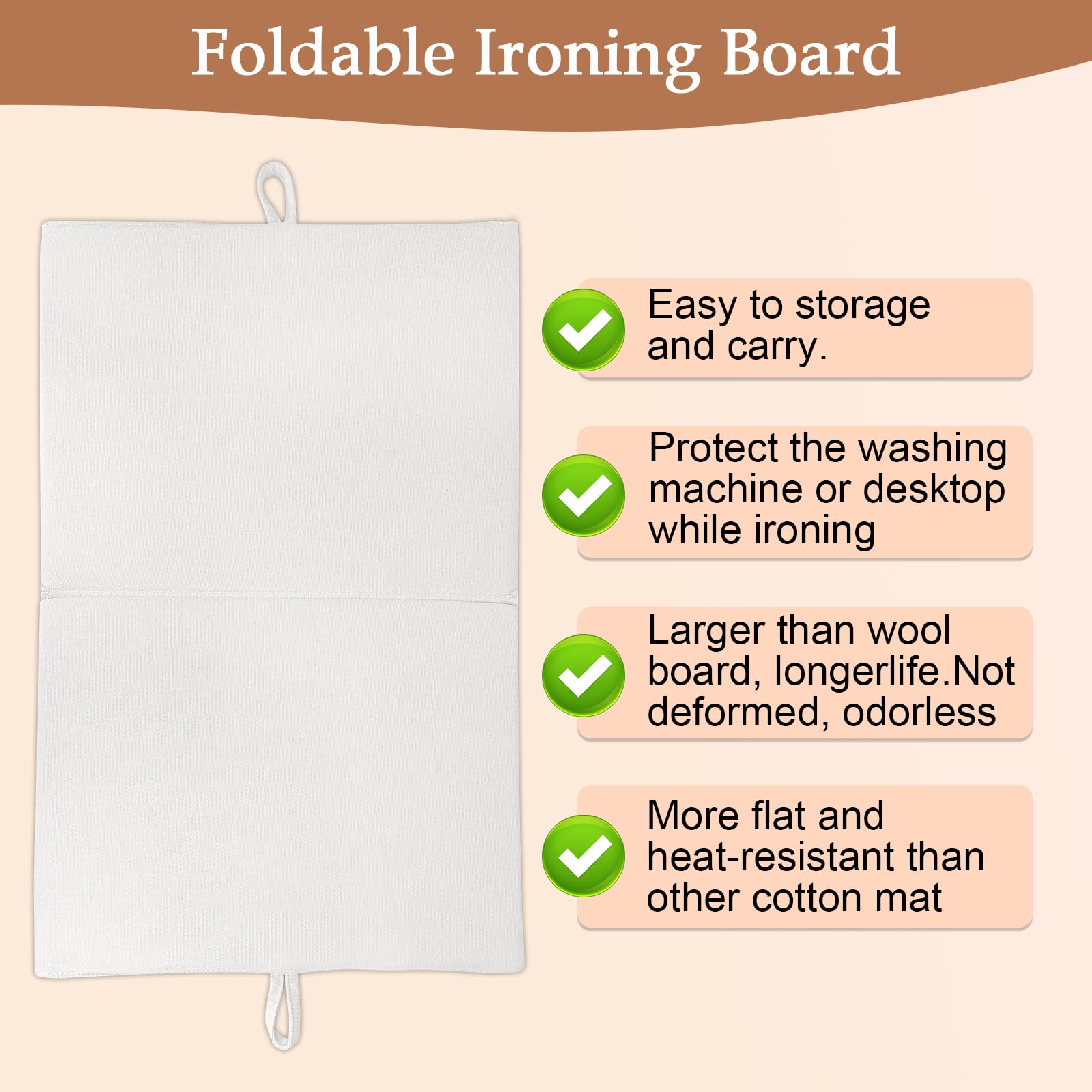 Small Ironing Mat Foldable for Tabletop