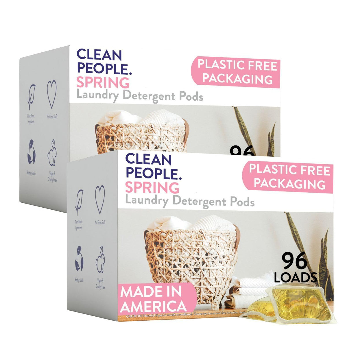 Clean People Laundry Detergent Pods (2 Count)
