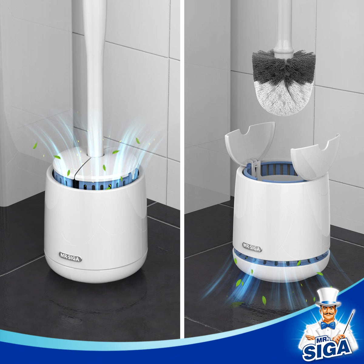 Toilet Bowl Brush and Holder