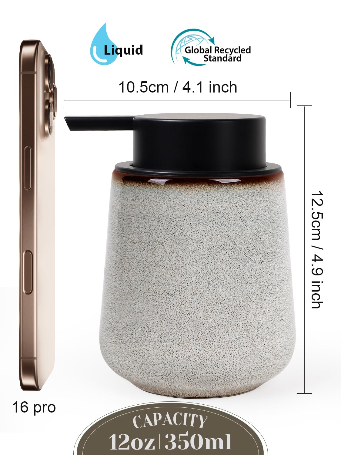 Ceramic Lotion Dispenser