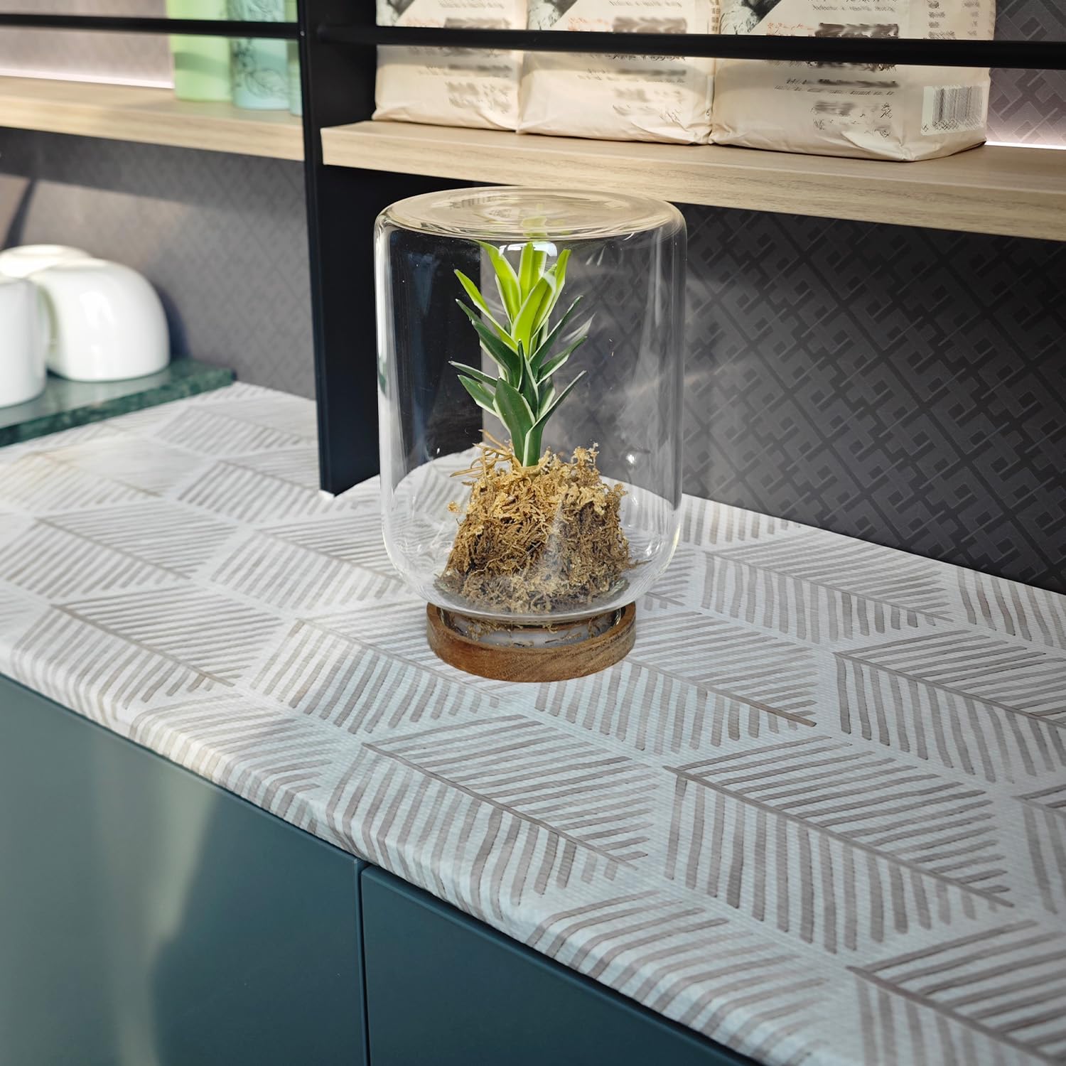 Shelf Liners for Kitchen Cabinets (9.84 Sq Ft)