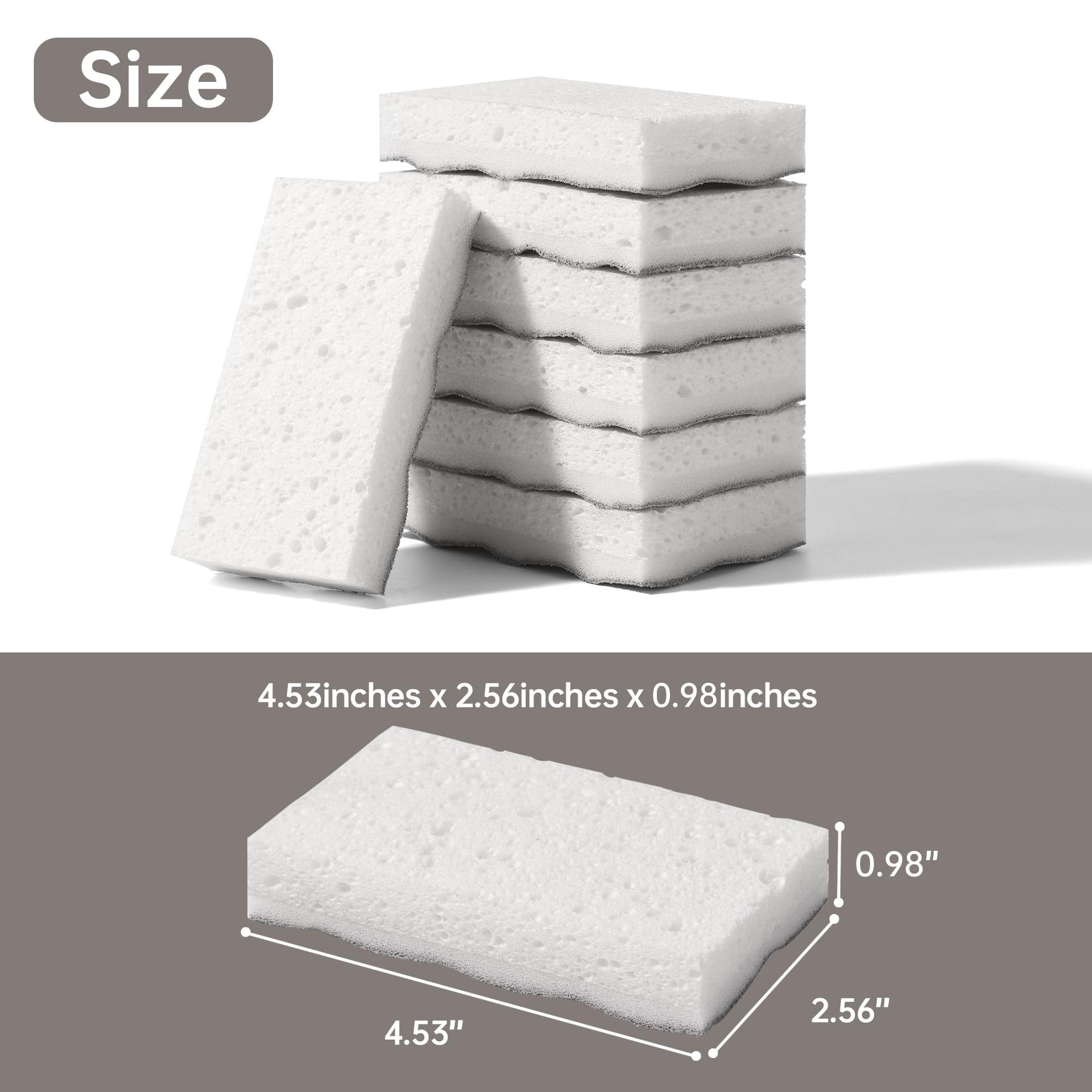 Textured Clean Sponges (36 Count)