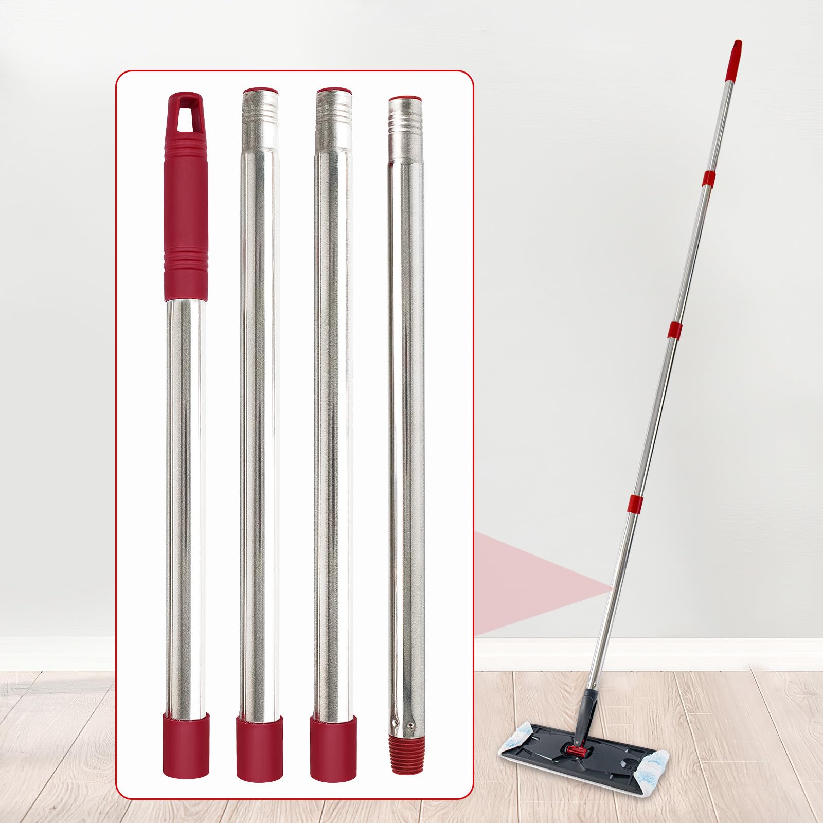Mop Handle for Ocedar (4 Count)
