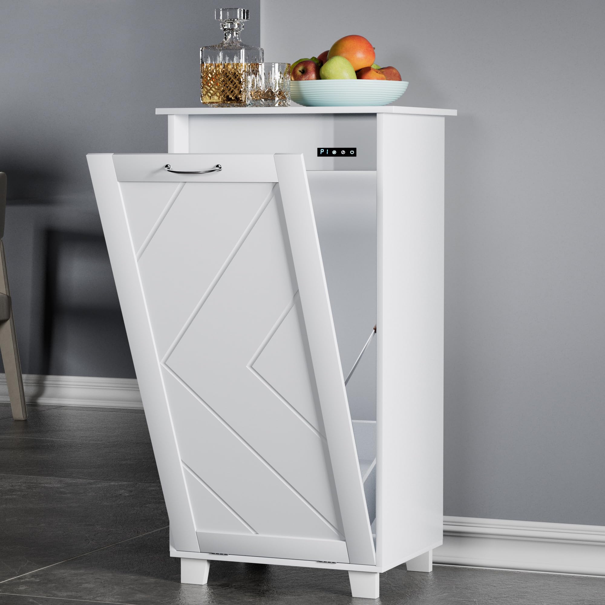 Tilt Out Kitchen Trash Bin Cabinet