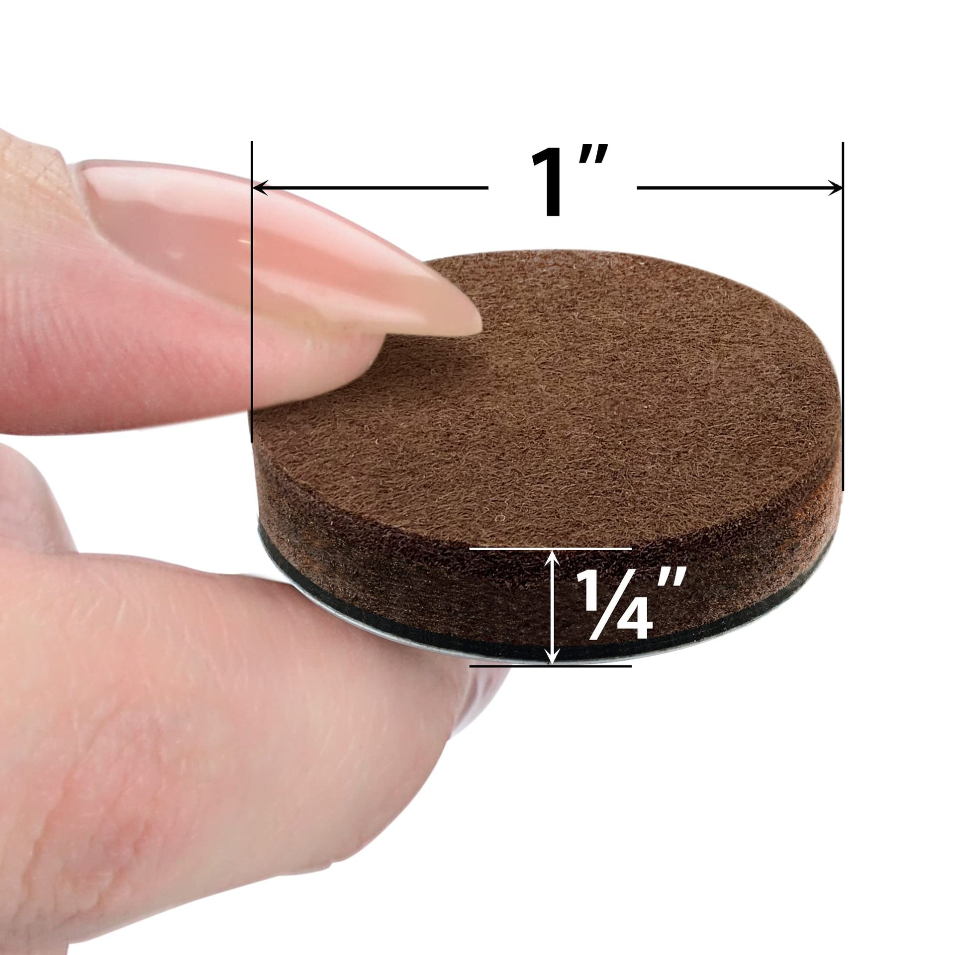 24 Felt Furniture Pads 1” 1 (24 Count)